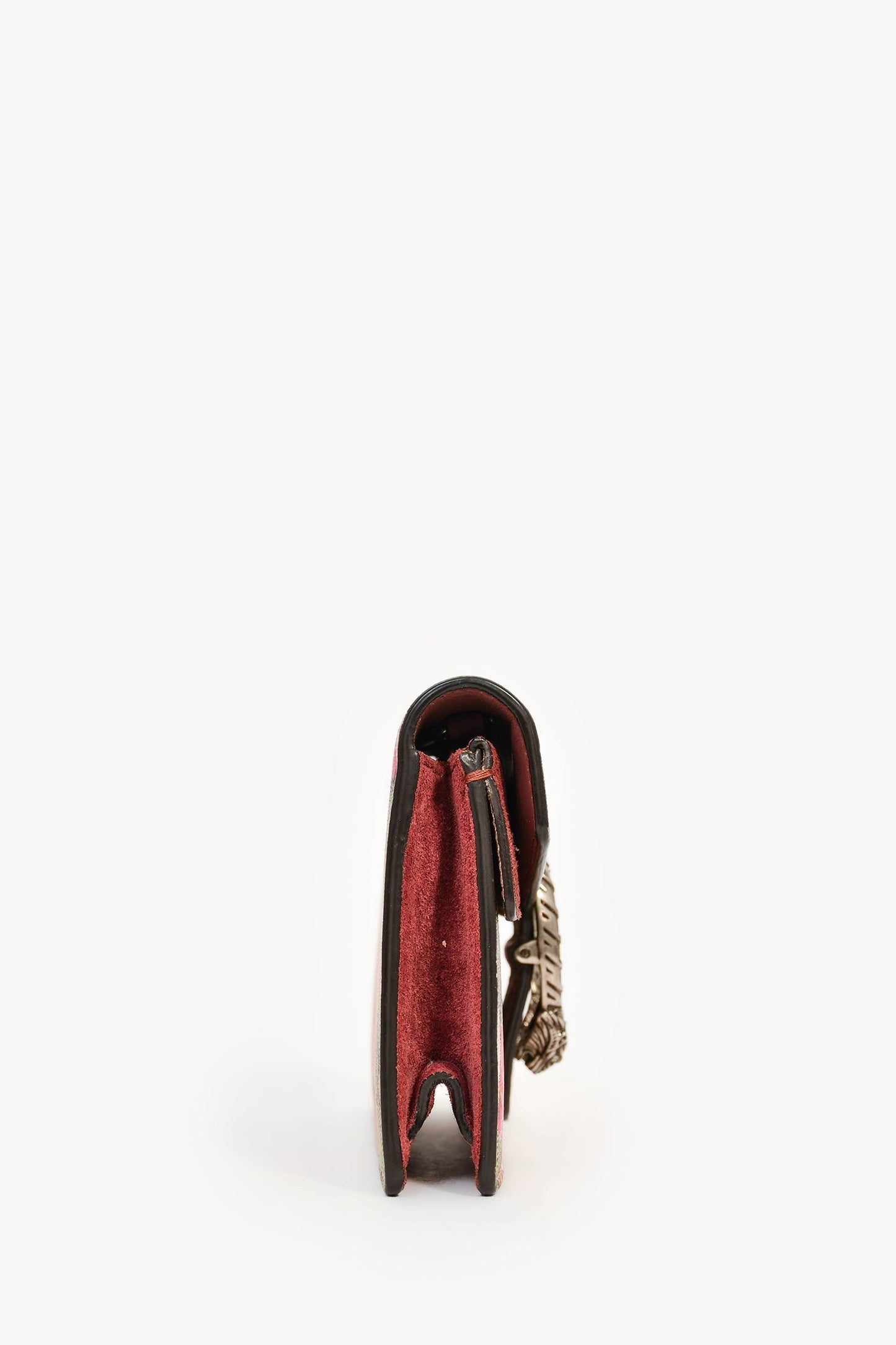 Gucci Beige GG Supreme Floral Mini Dionysus Shoulder Bag (As Is)