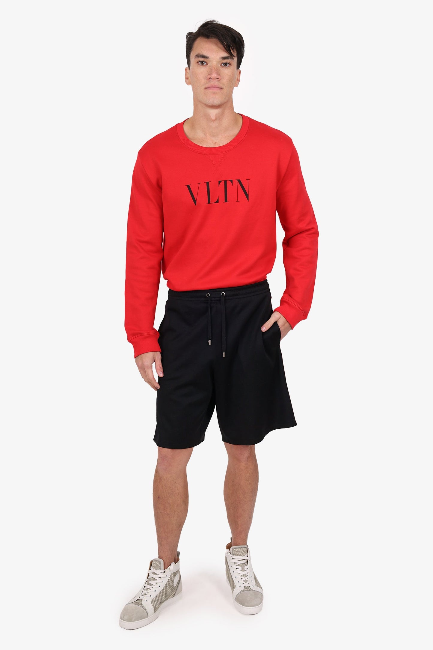 Gucci Black Logo Stripe Trimmed Technical Jersey Shorts Estimated Size XL Mens