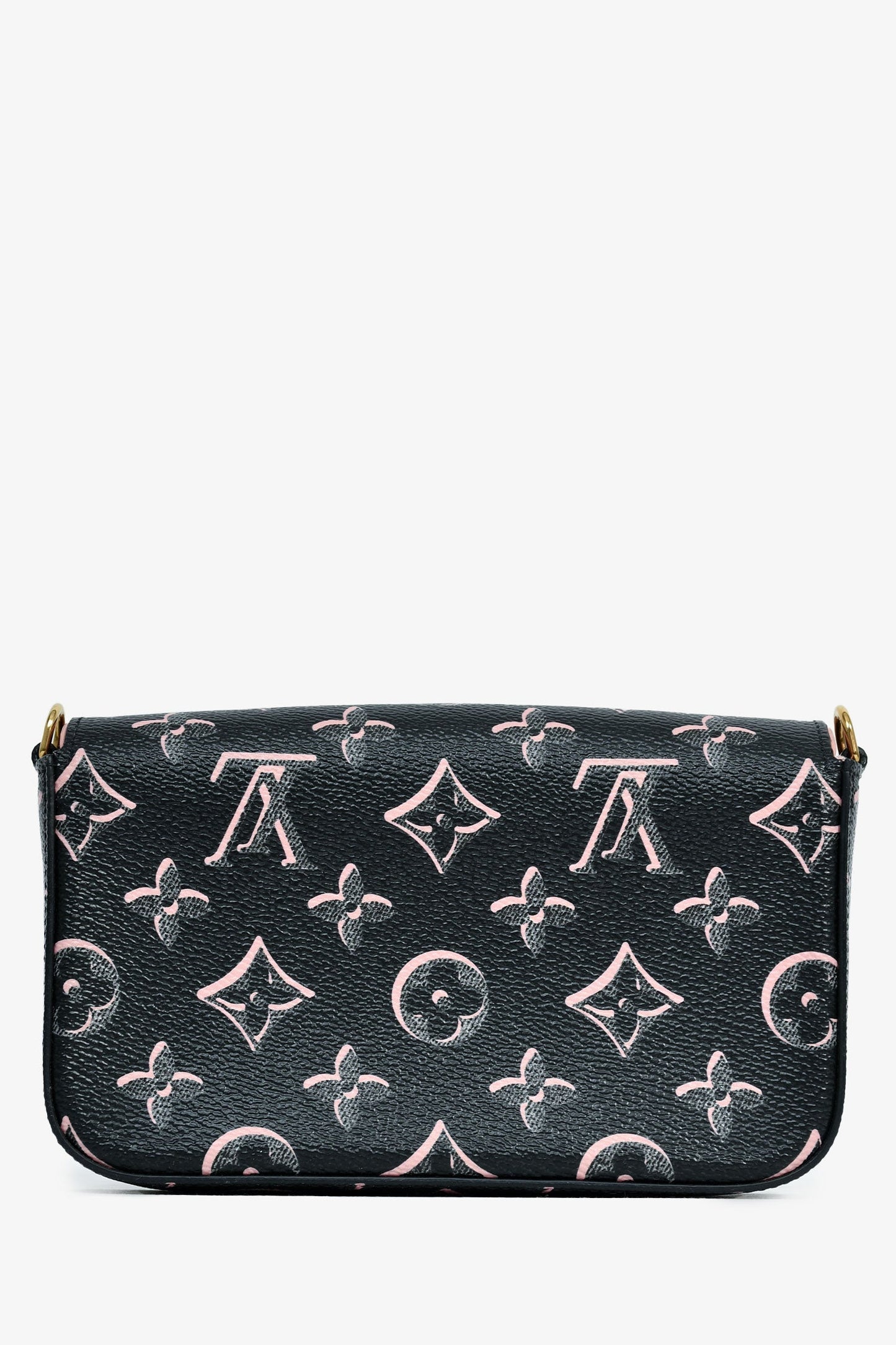 Louis Vuitton 2022 Black/Pink Monogram 'Fall For You' Felicie Go Pochette
