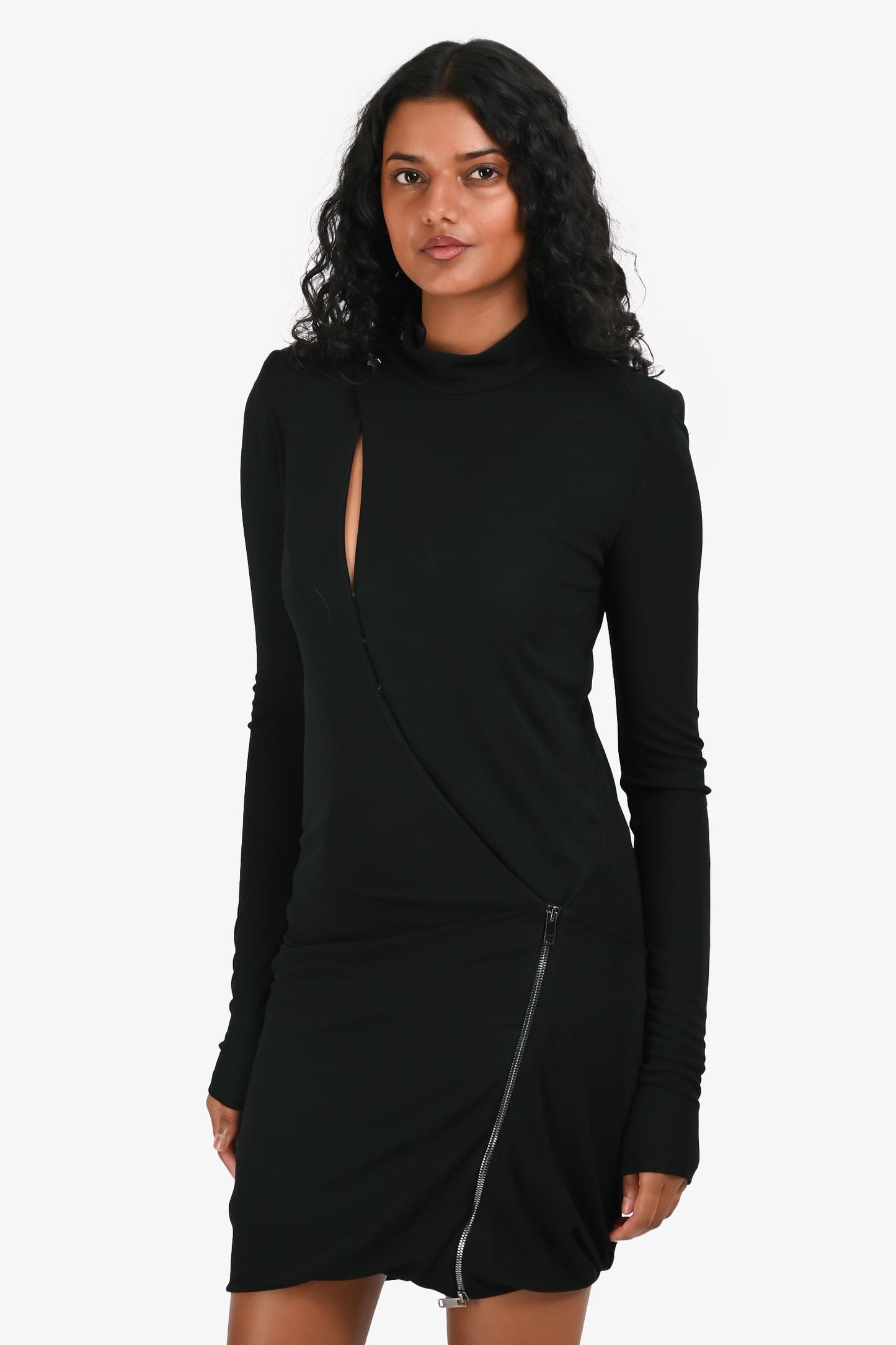 Gucci Black Studded Mini Dress Size 38