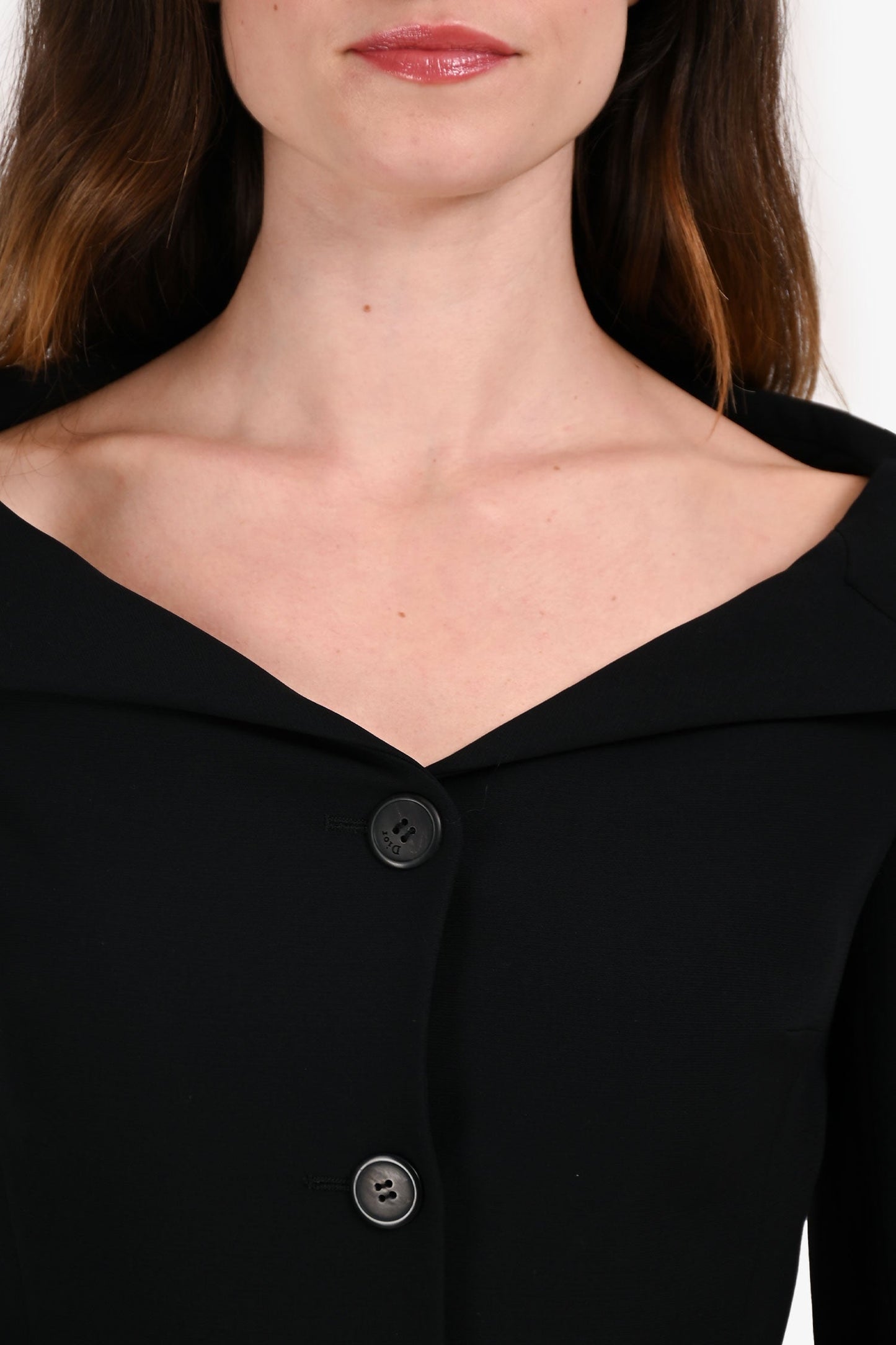 Christian Dior Black Tailored Blazer Size 8