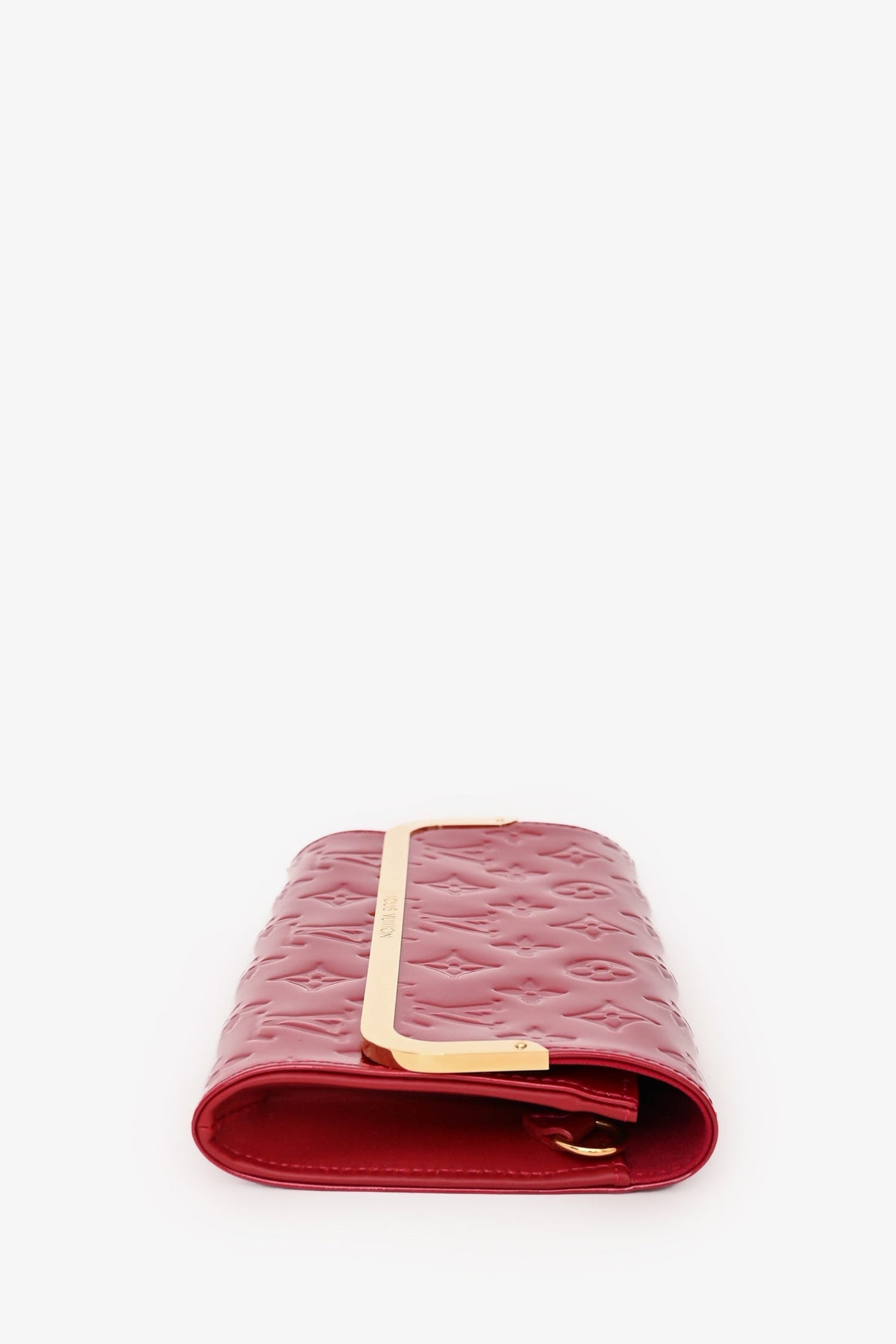 Louis Vuitton 2011 Vernis Rossmore Pomme D'Amour Monogram MM Shoulder Bag
