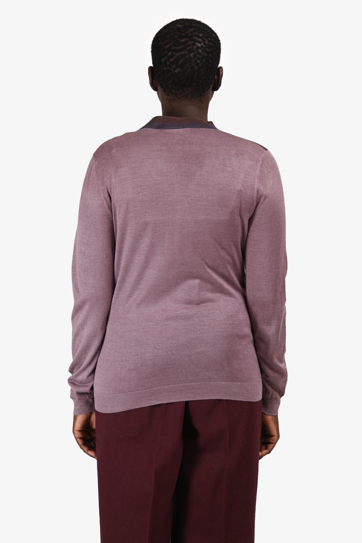 Gucci   Purple Silk Cardigan Size M