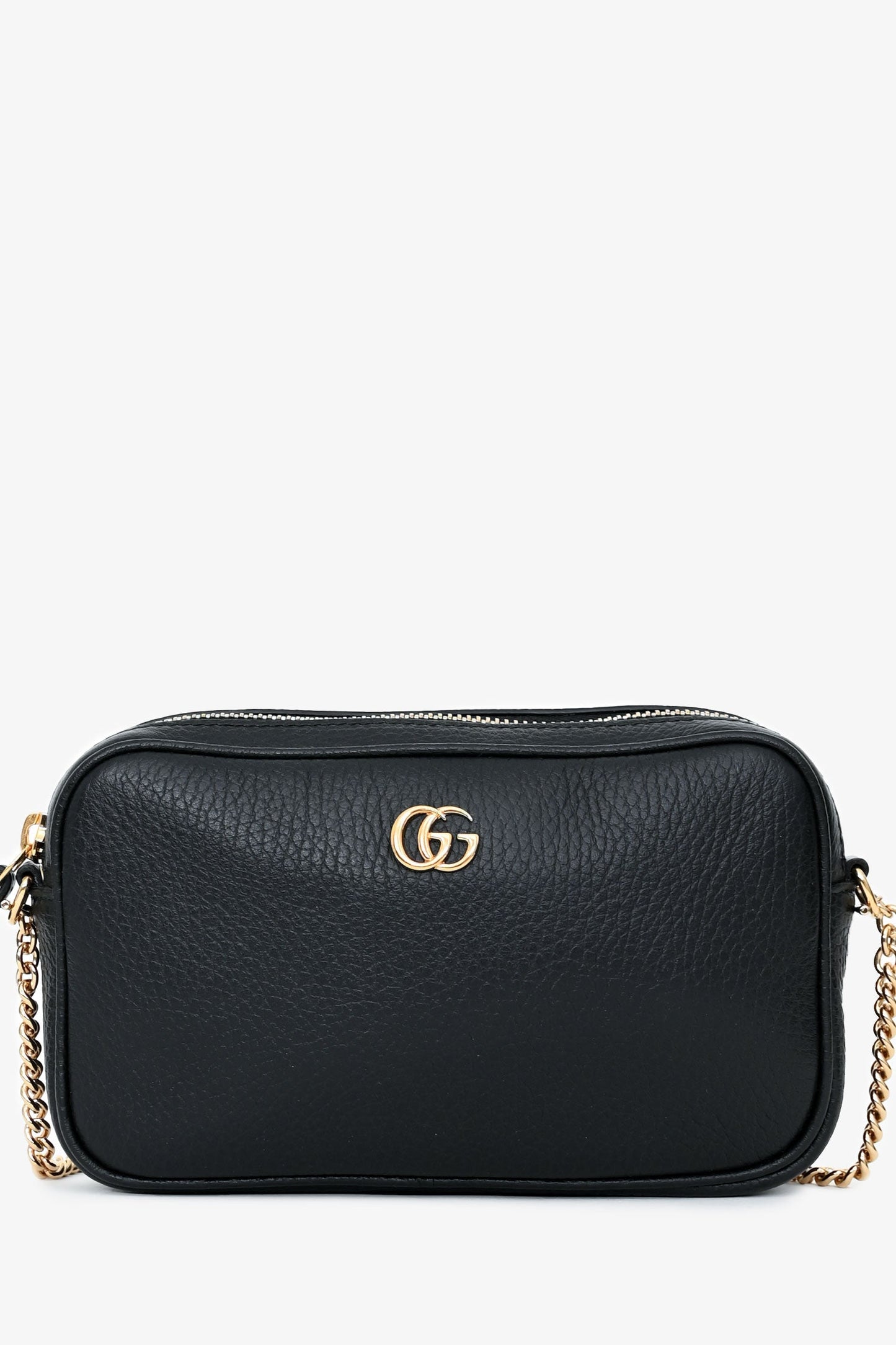 Gucci Black GG Marmont Mini Camera Bag