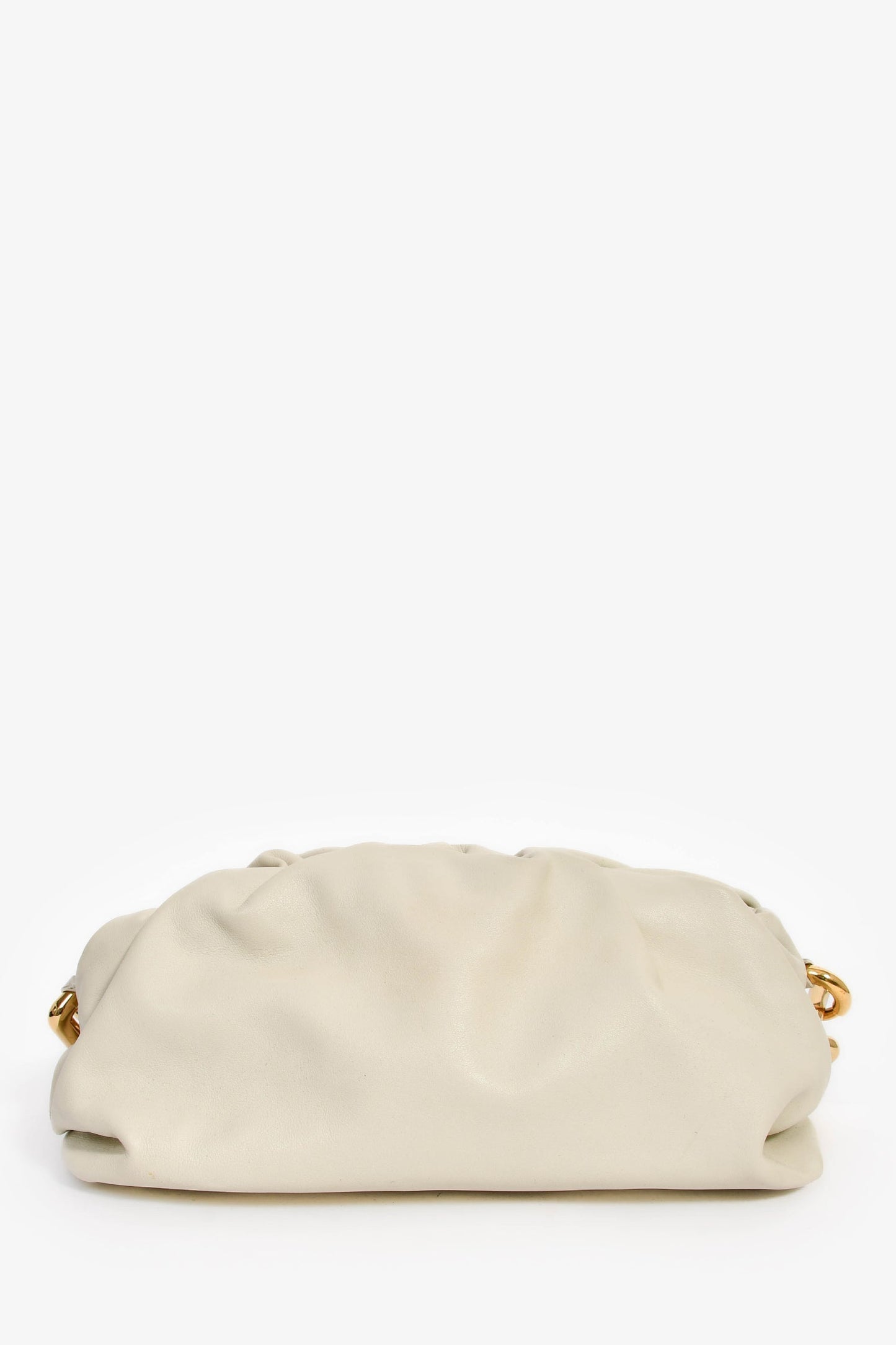 Bottega Veneta Beige Chain Pouch Bag