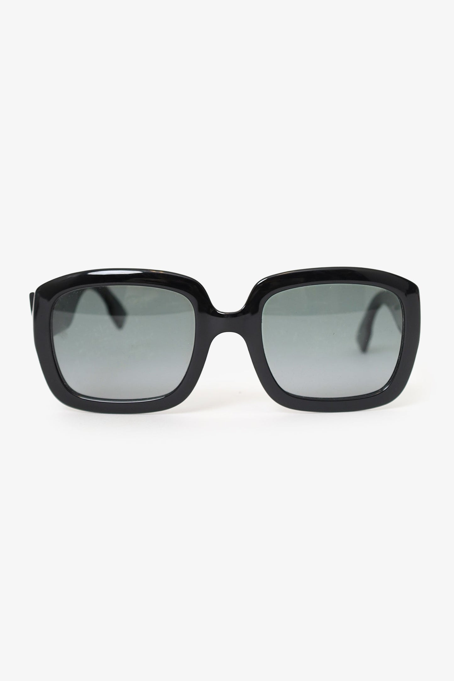 Christian Dior Black Frame 'DDior' Oversized Sunglasses with CD Sides Mens