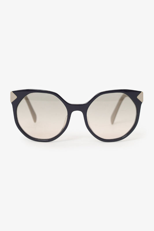 Prada Purple/Grey Oversized Sunglasses