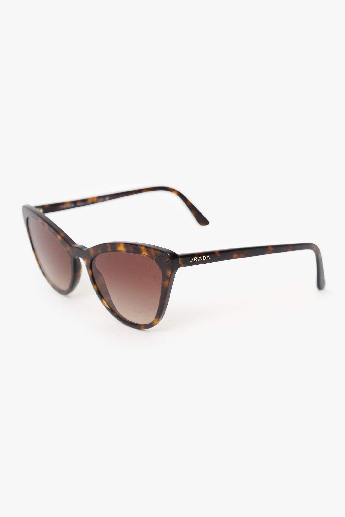 Prada Brown Tortoise Shell Cat Eye Sung
