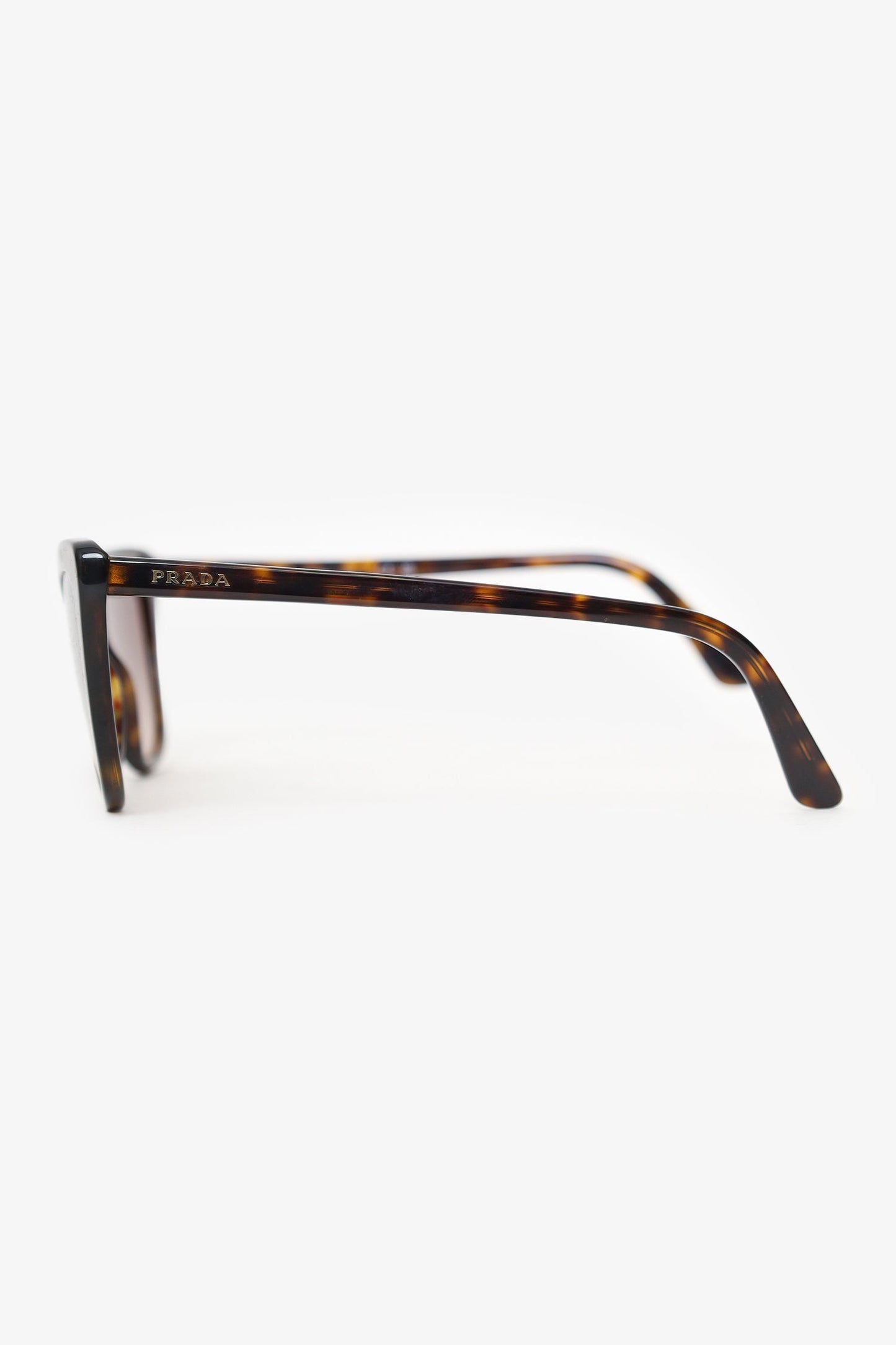 Prada Brown Tortoise Shell Cat Eye Sung