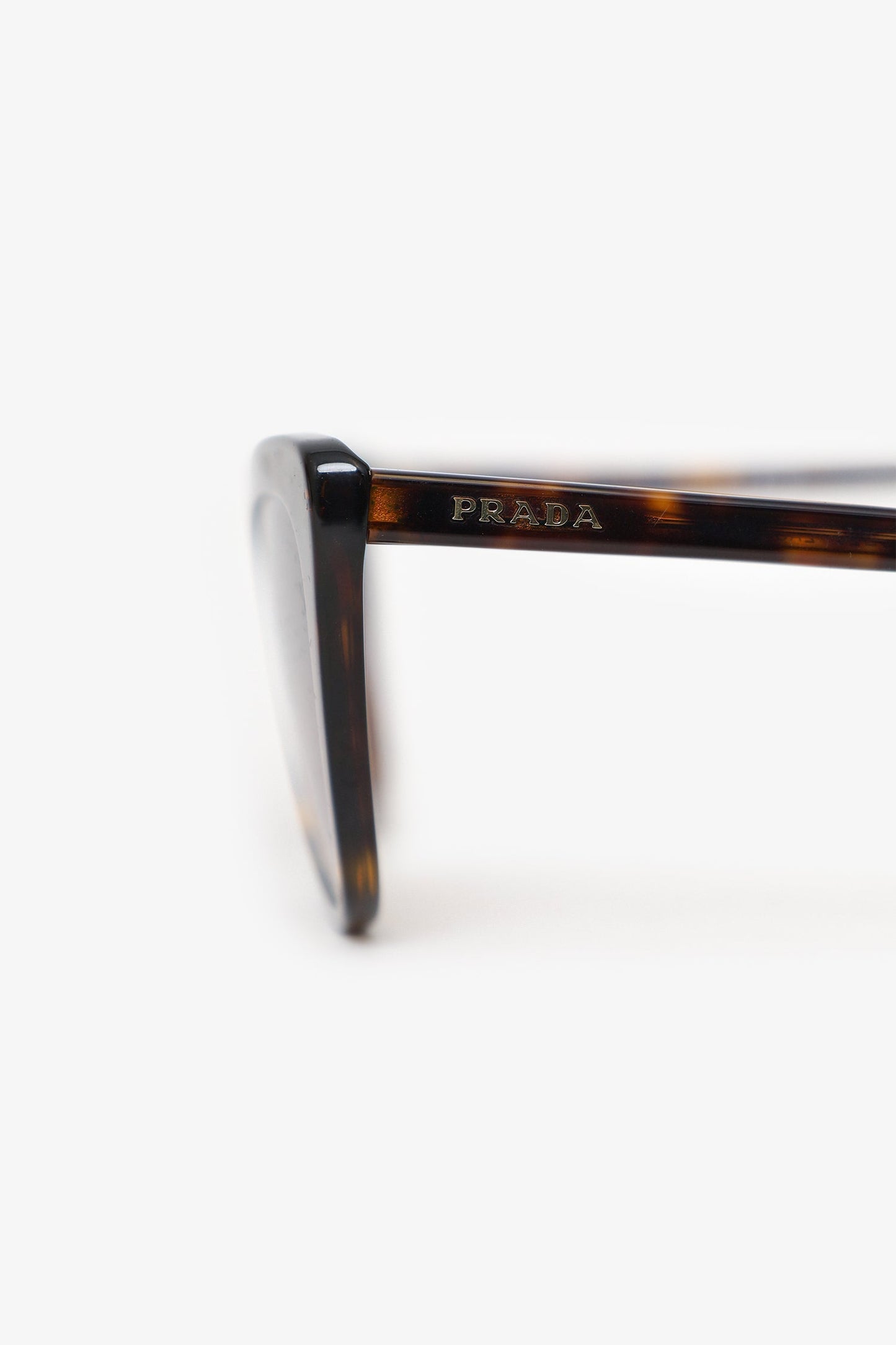 Prada Brown Tortoise Shell Cat Eye Sung