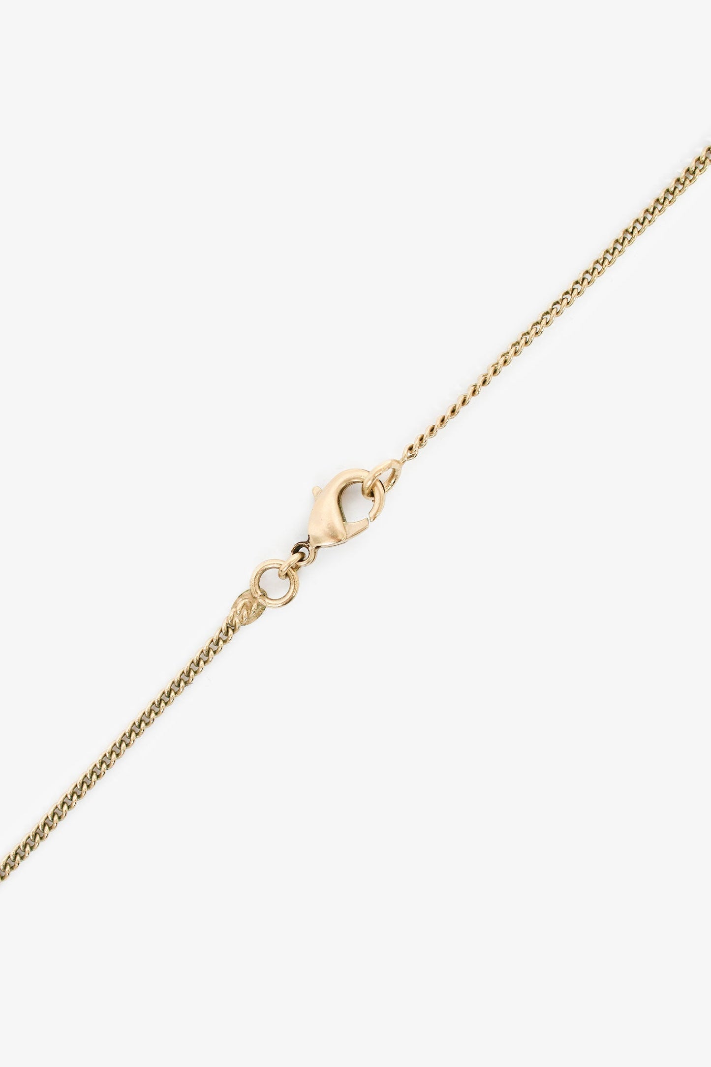 Pre-Loved Chanel™ 2006 Gold Tone CC Logo Necklace
