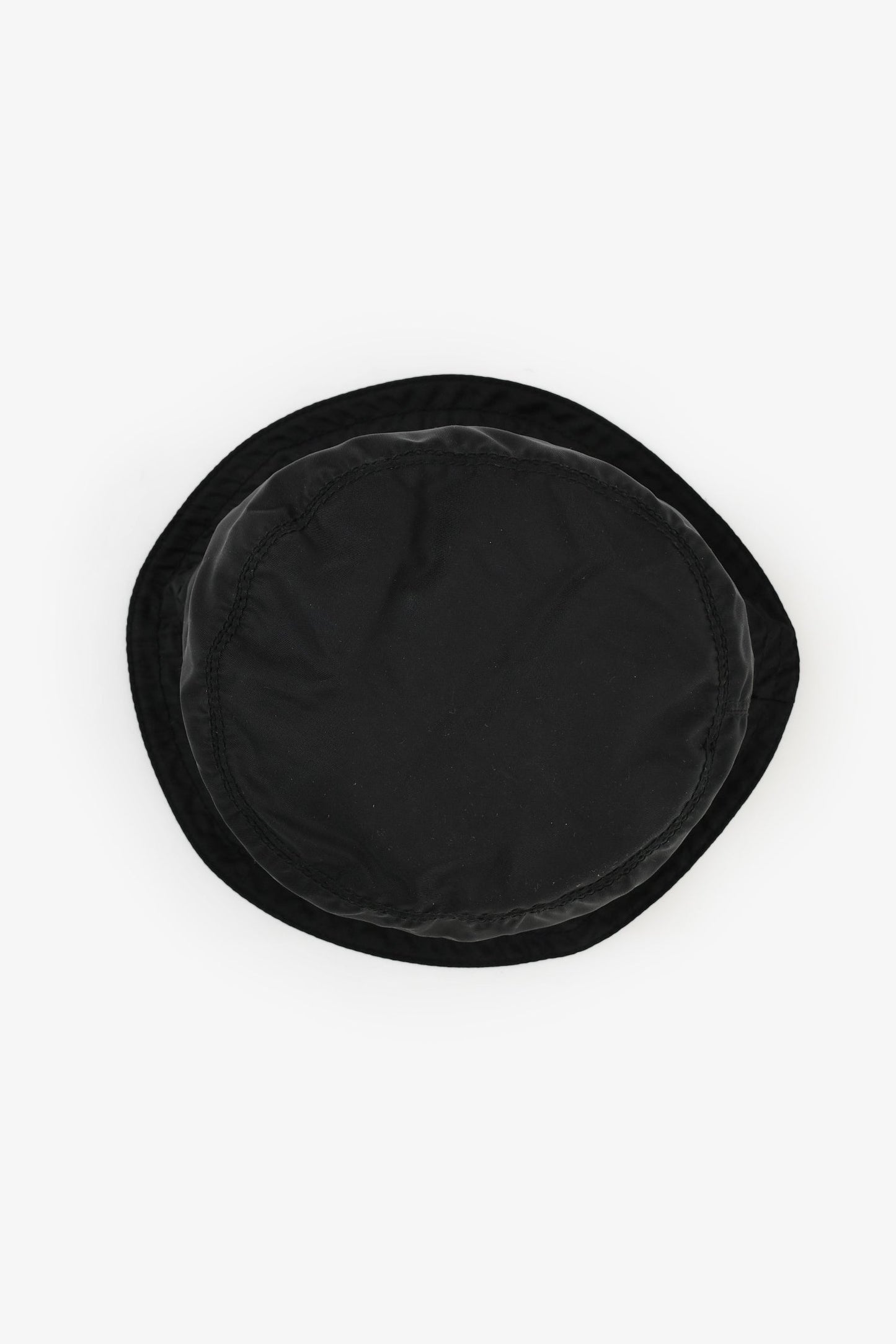 Prada Black Nylon Bucket Hat Size M