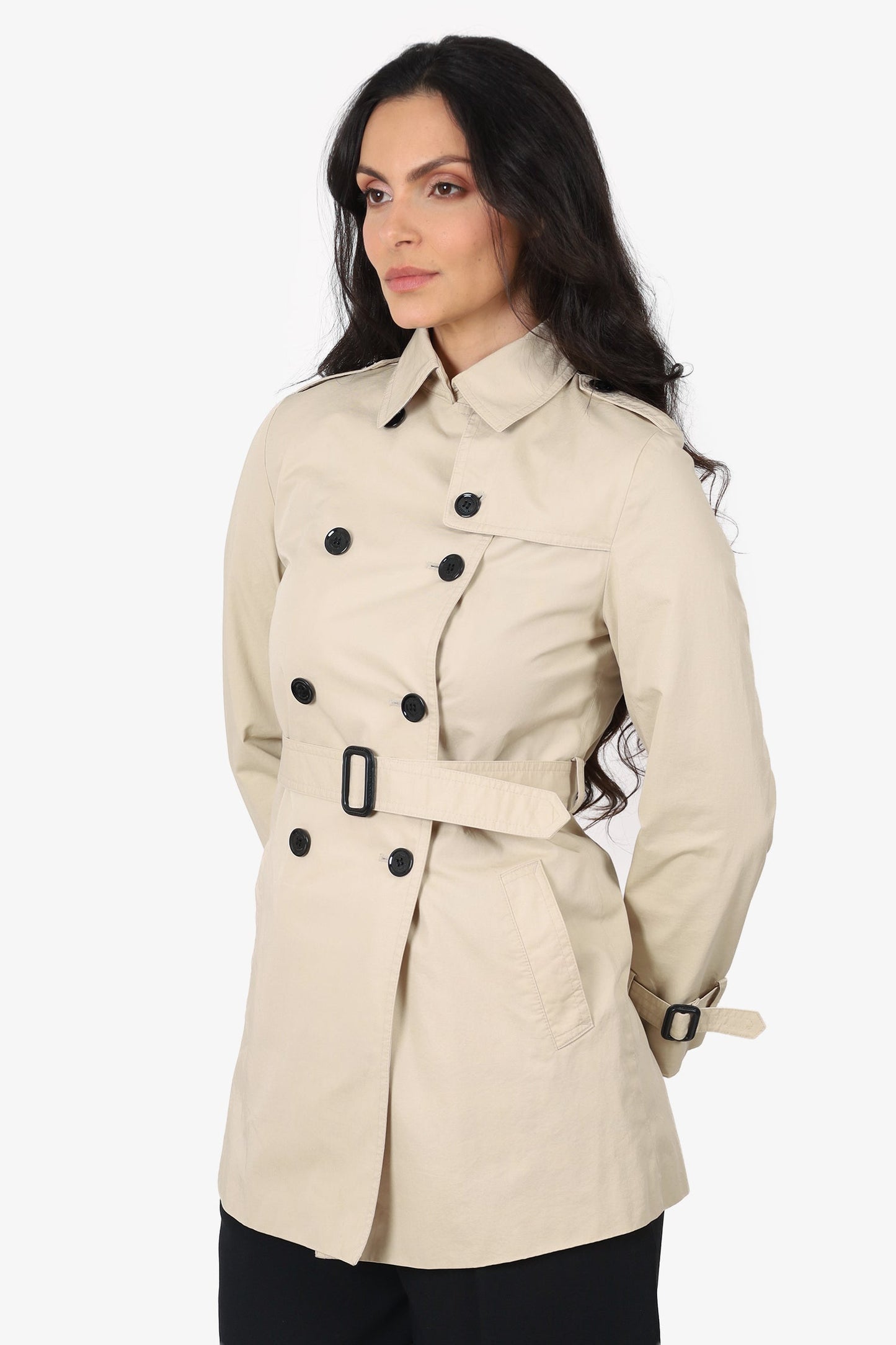 Burberry Beige Belted Trench Coat Size 150/72 Kids