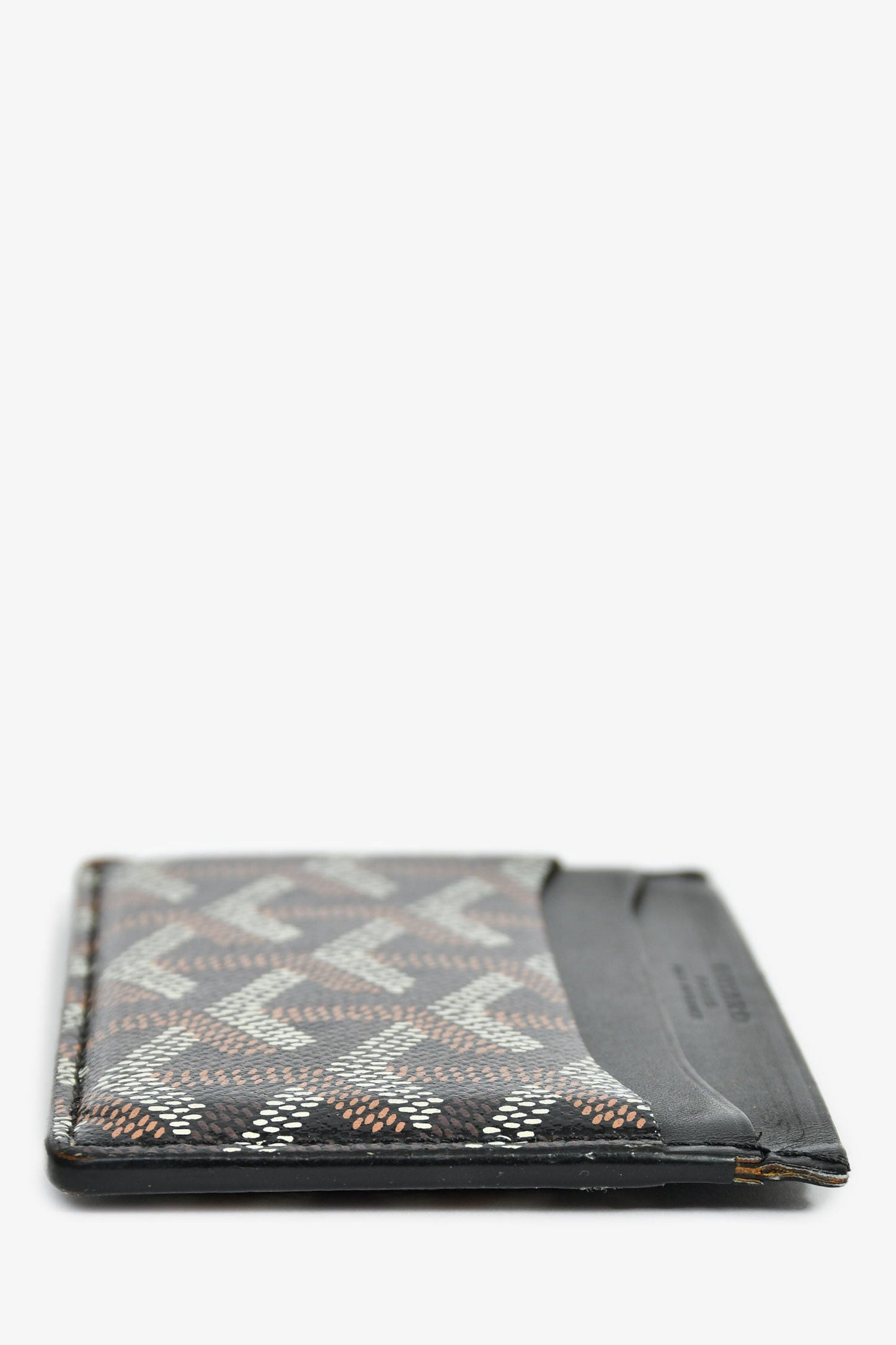 Goyard Black Leather 'Saint-Sulpice' Card Holder