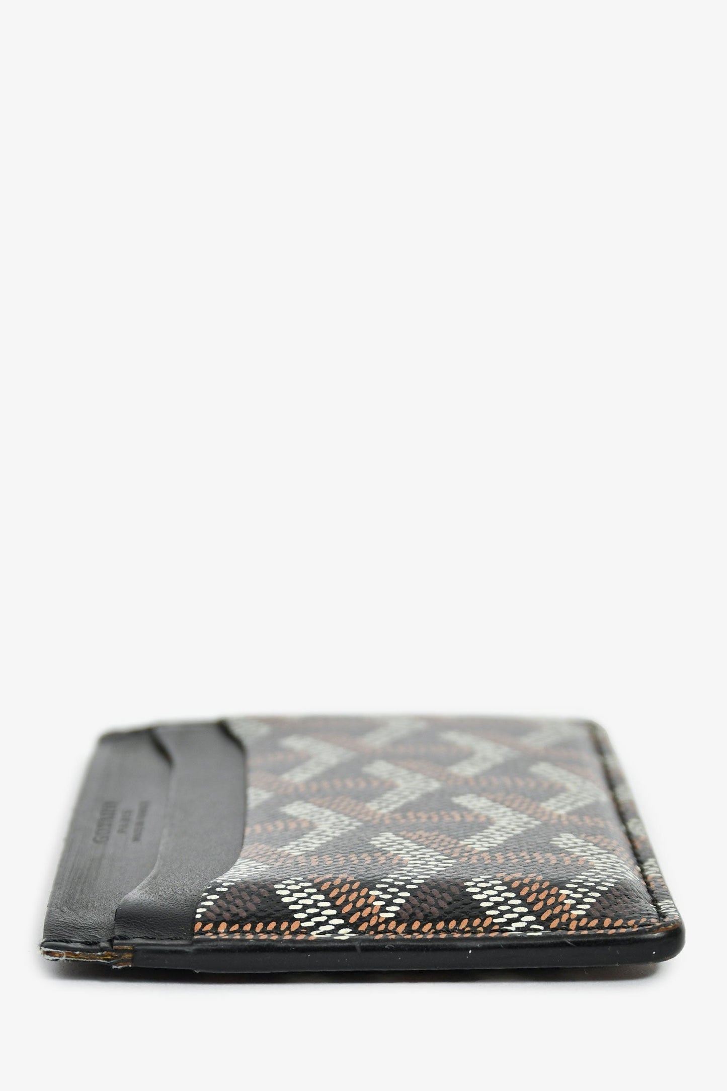Goyard Black Leather 'Saint-Sulpice' Card Holder