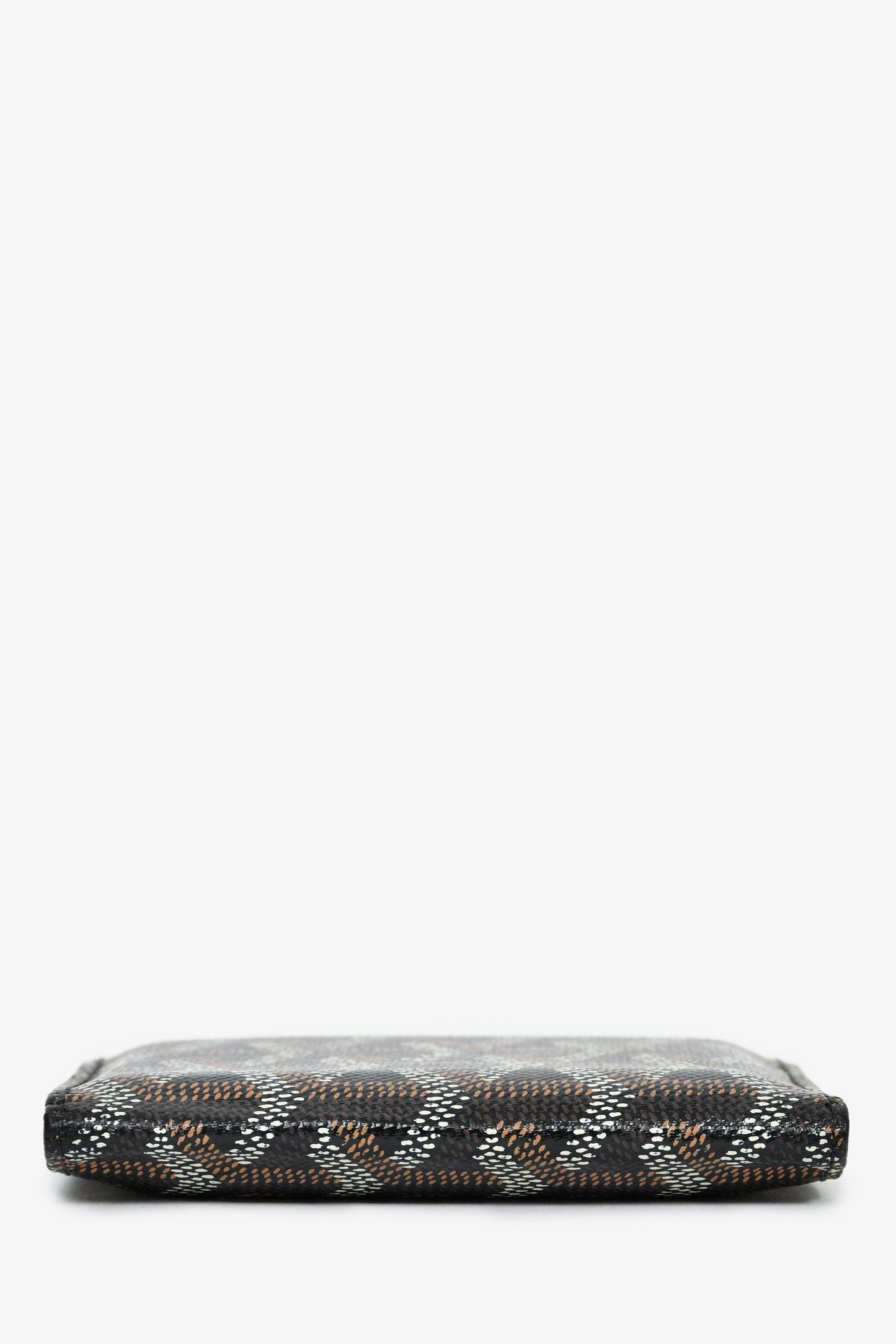 Goyard Black Goyardine Leather Saint-Marc Card Wallet