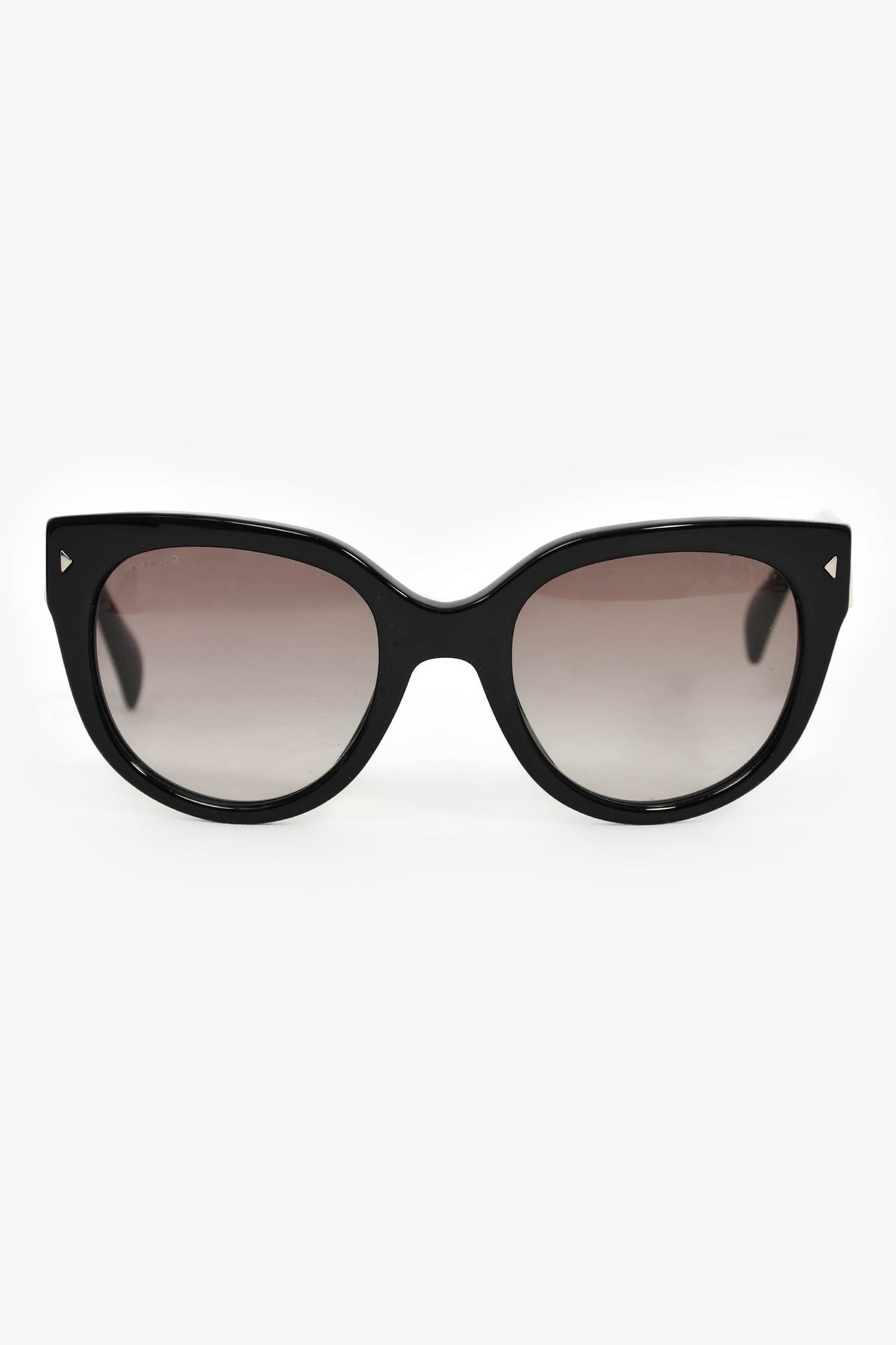Prada Black Acrylic Oversized Sunglasses