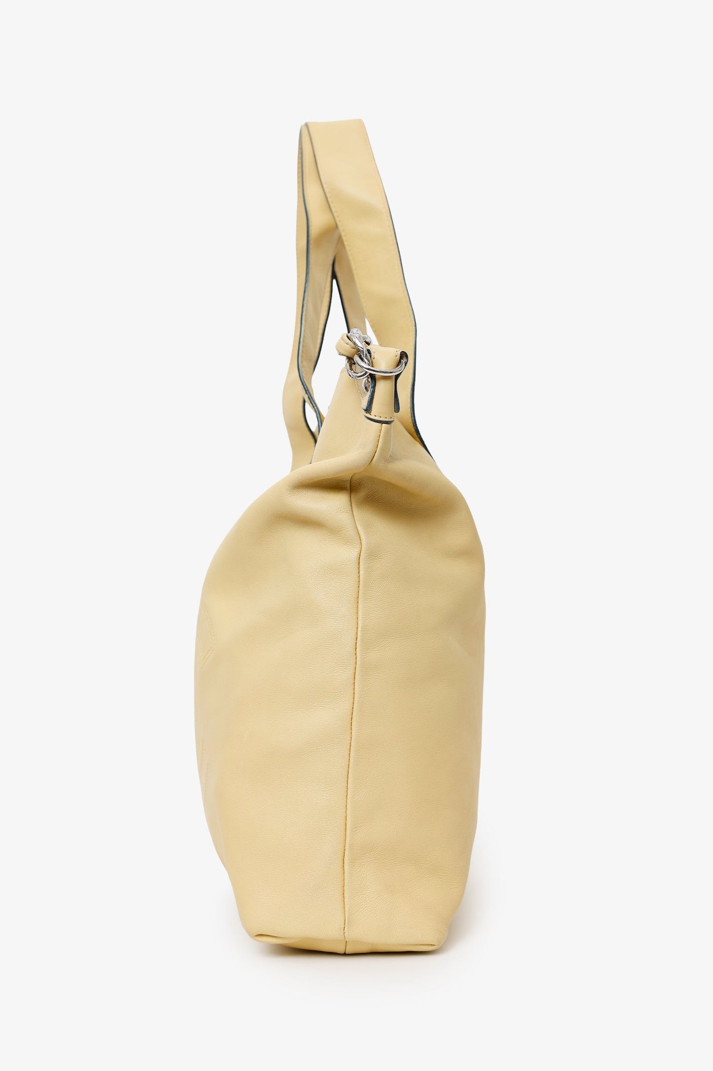 Pre-Loved Chanel™ Beige Lambskin Large Edgy Tote Bag