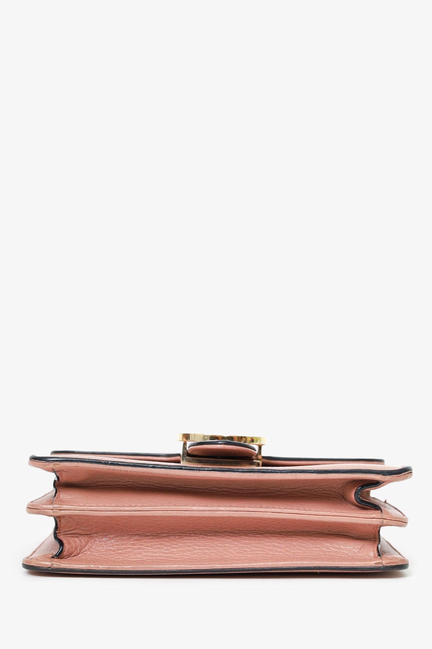 Gucci Pink Leather  Interlocking G Small Dollar Bag