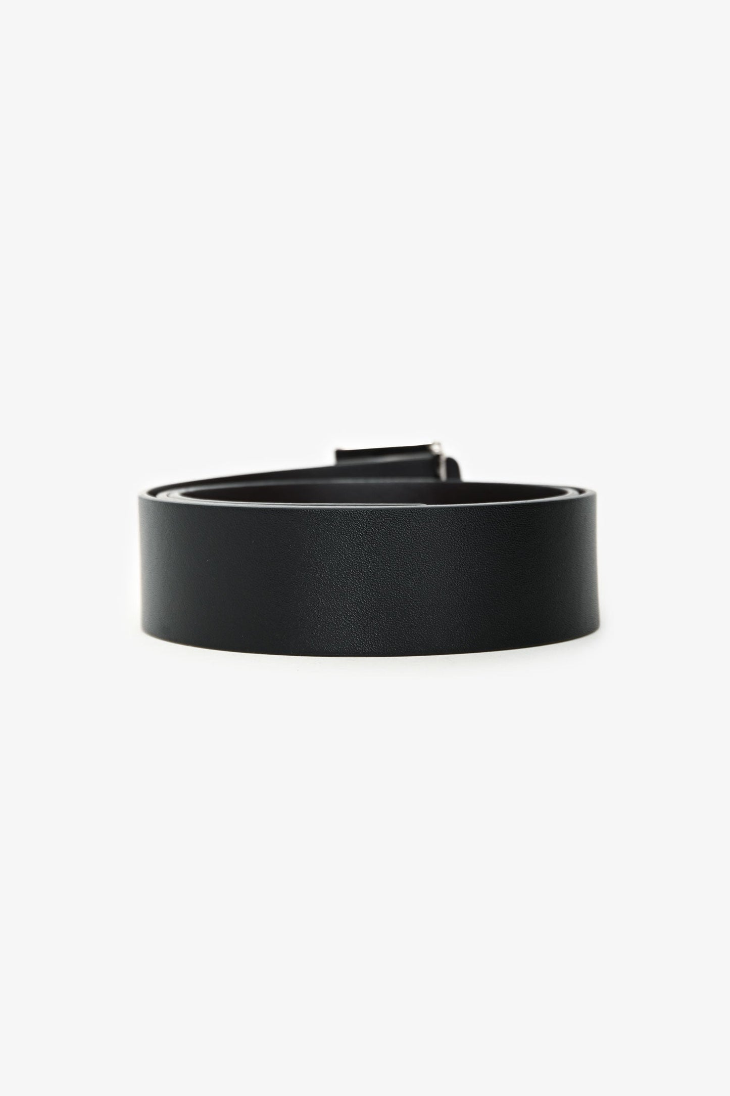 Burberry Black/Brown Reversible Leather Silver Tone 'TB' Buckle Belt Size 34/85