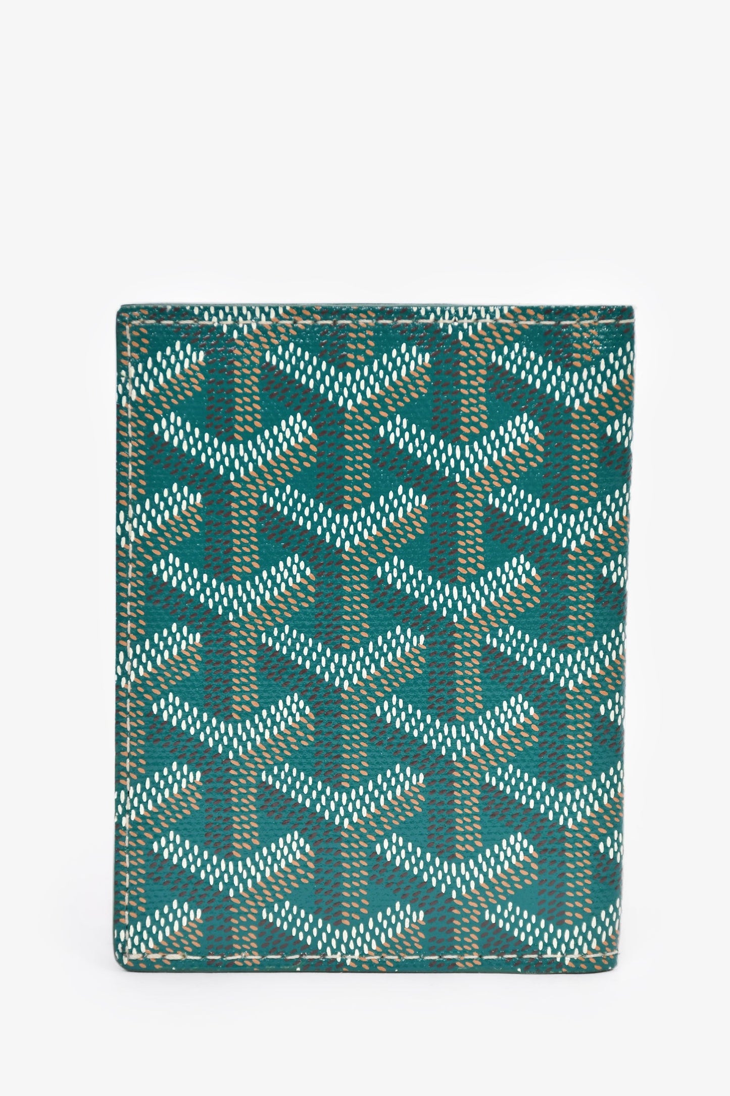 Goyard Green Goyardine Saint Marc Card Wallet