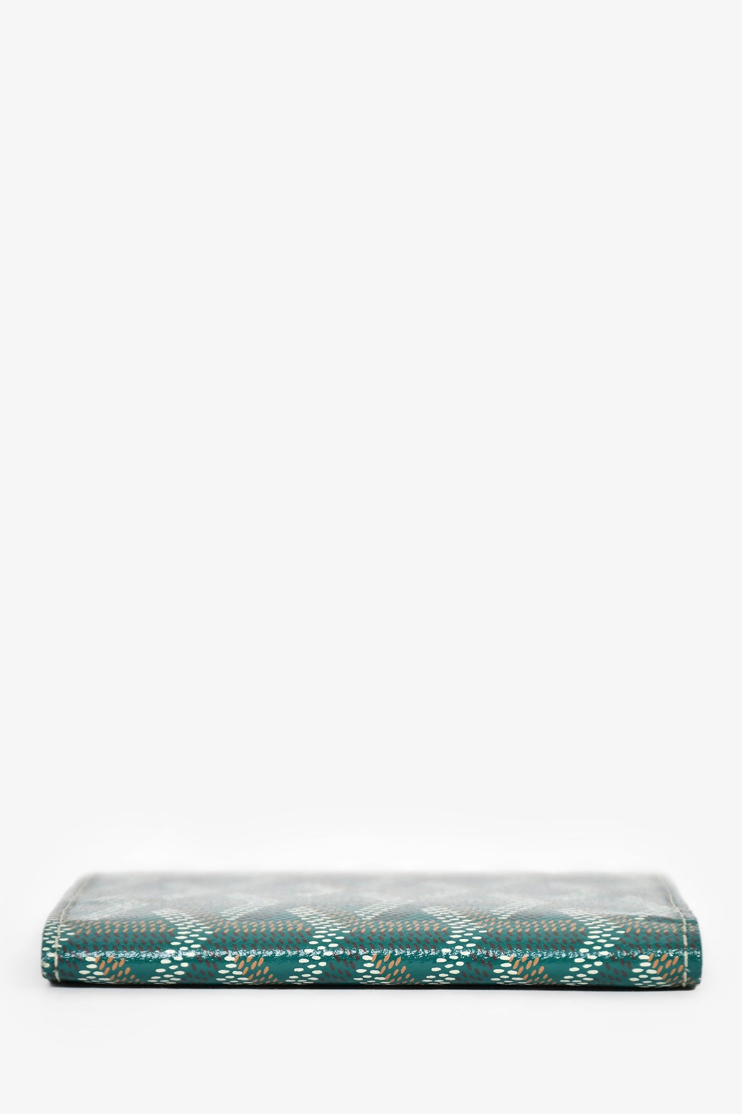 Goyard Green Goyardine Saint Marc Card Wallet