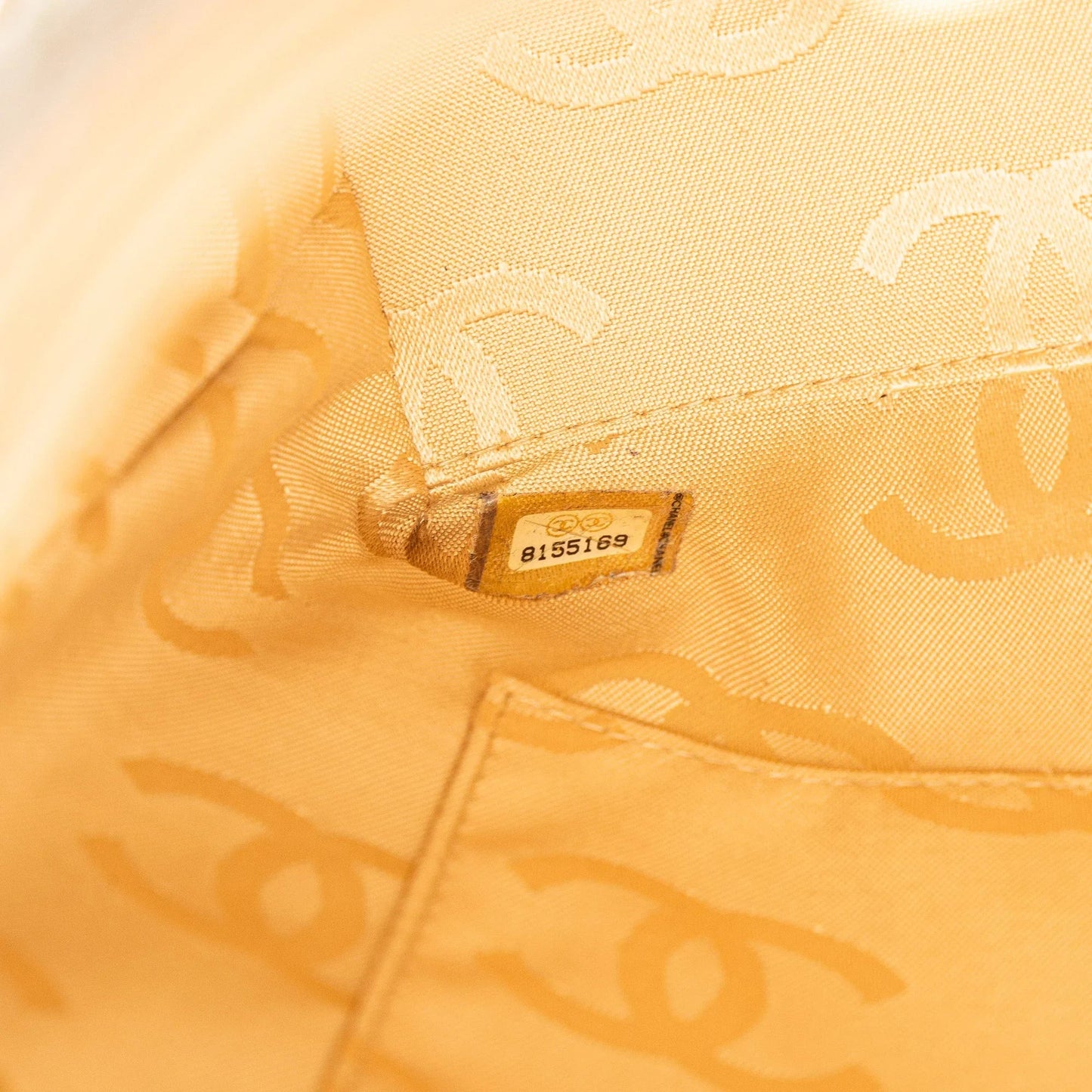 Tan Chanel Small CC Calfskin Wild Stitch Tote