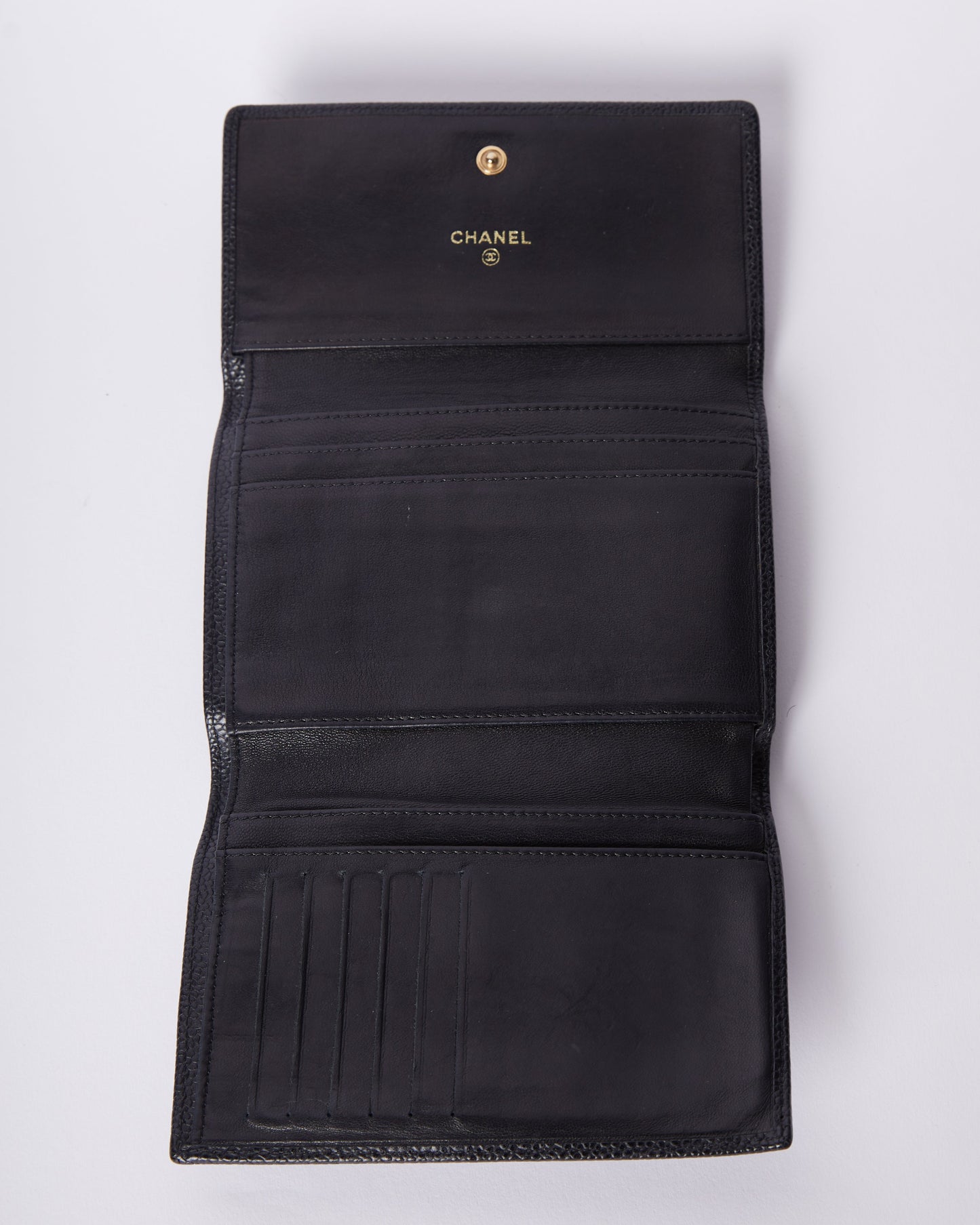 Chanel Black Caviar Bifold Wallet