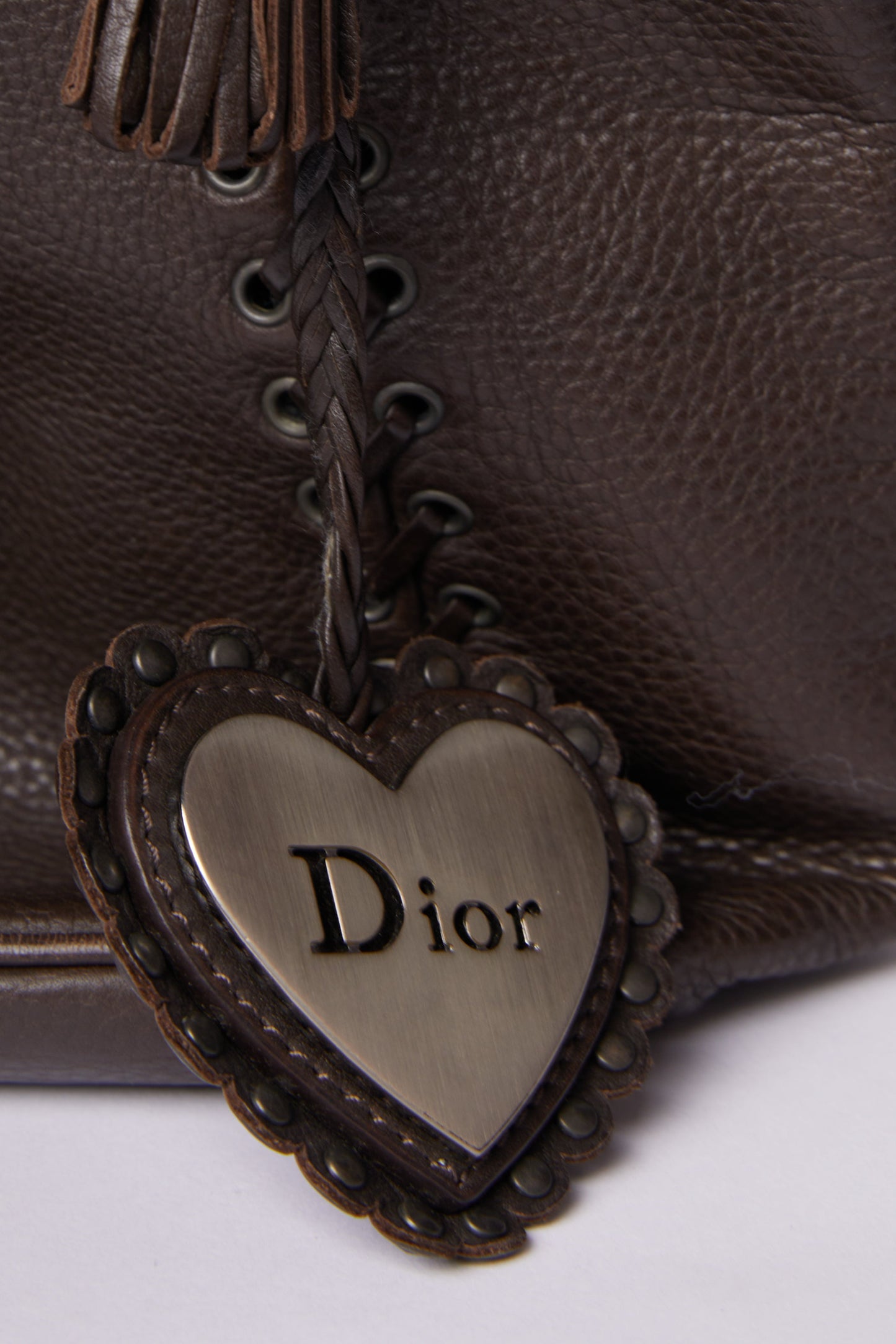 Dior Heart Charm Tote Bag