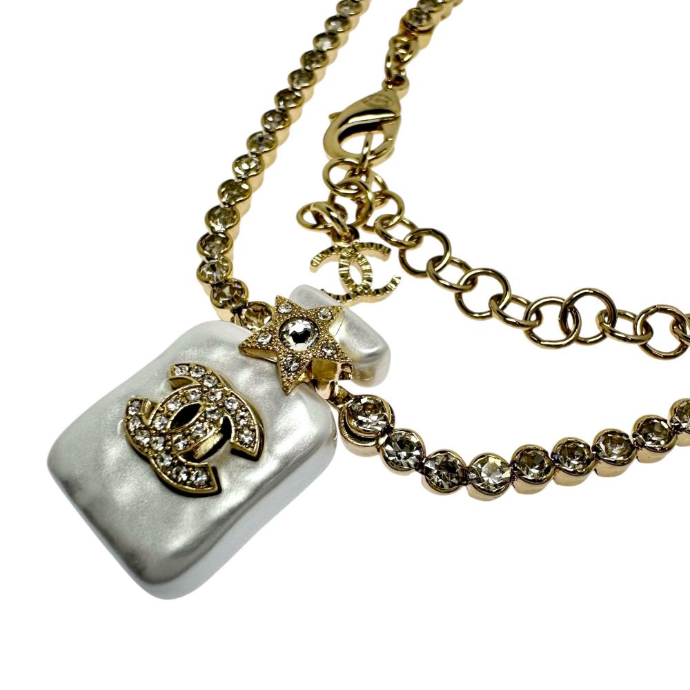 Chanel Parfum Bottle Necklace Necklace