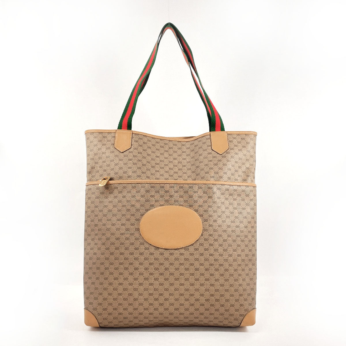 GUCCI Tote Bag 002 983 0054  GG Supreme Canvas Brown Sherry line Women