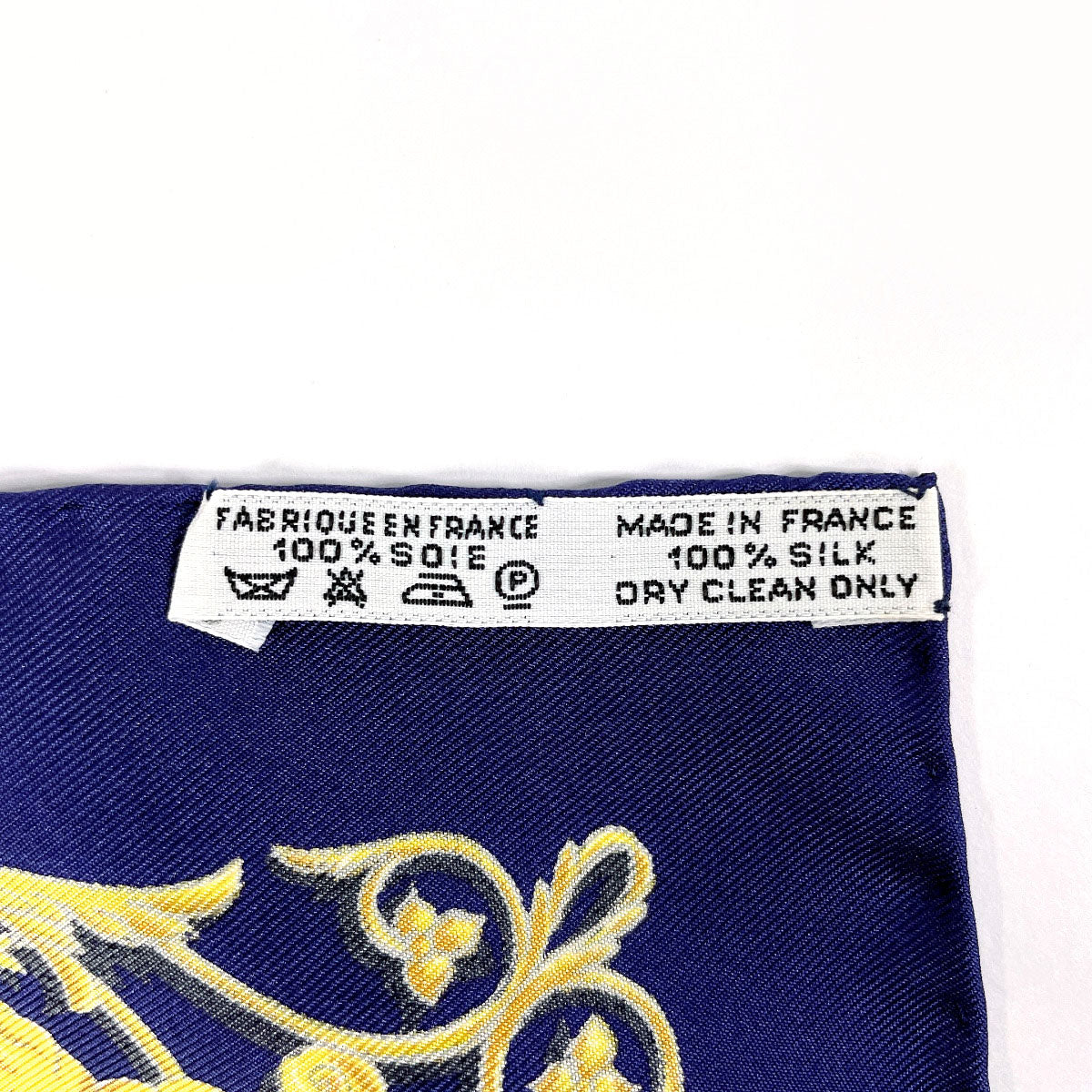 HERMES scarf Silk, 100% silk Navy Carre 45 DIES ET HORE Astrology Women  d