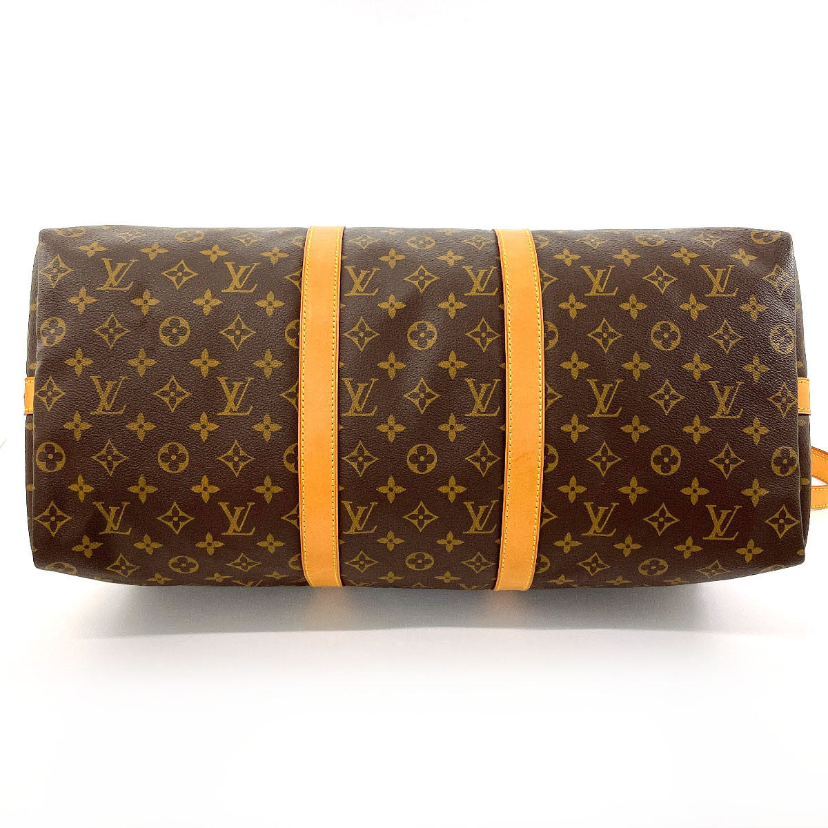 LOUIS VUITTON Boston Duffel bag M41416 Monogram canvas, tanned leather Brown Keepall  bandouliere 50 unisex  d