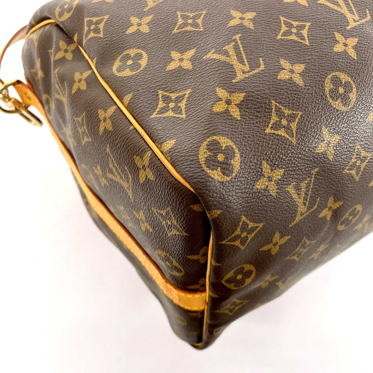 LOUIS VUITTON Boston Duffel bag M41416 Monogram canvas, tanned leather Brown Keepall  bandouliere 50 unisex  d