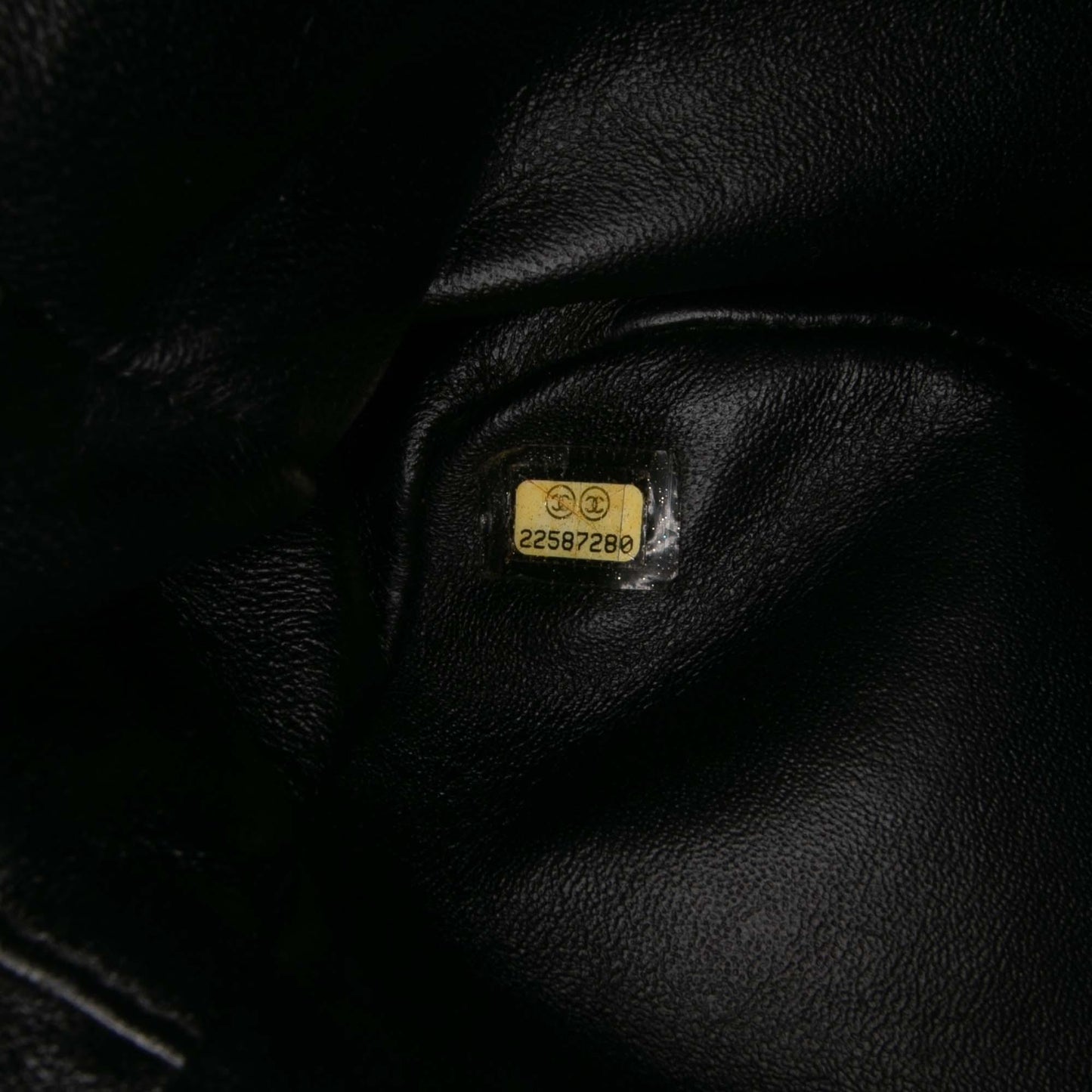 Black Chanel CC Tweed Chain Fantasy Crossbody