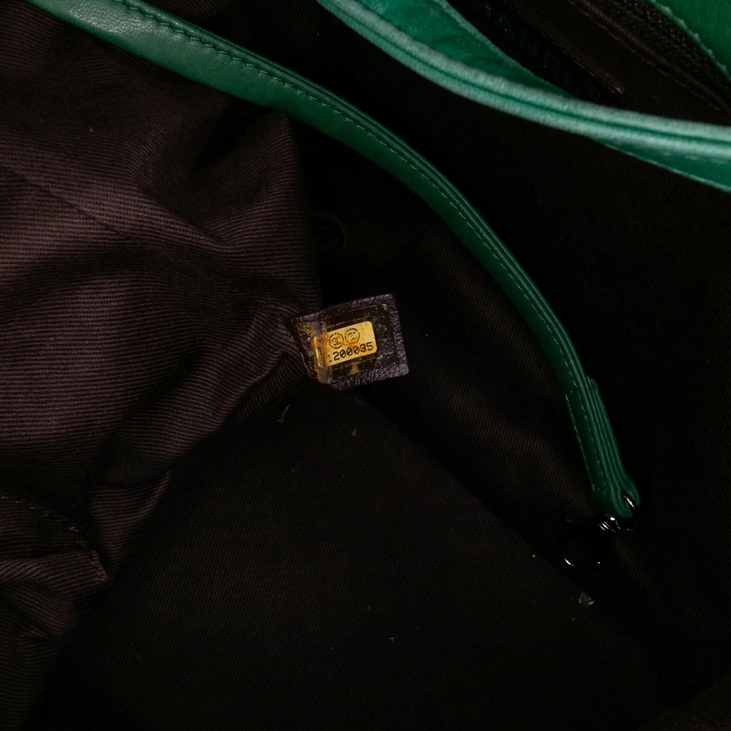 Green Chanel CC Quilted Lambskin Country Club Tote