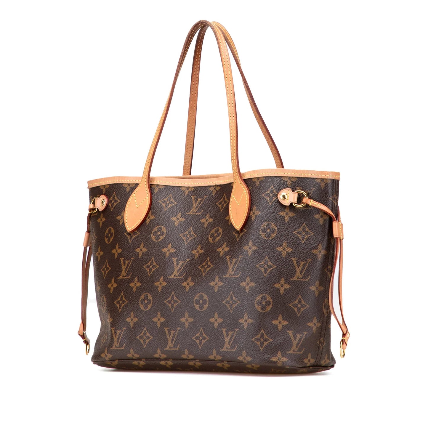 Brown Louis Vuitton Monogram Neverfull PM Tote Bag