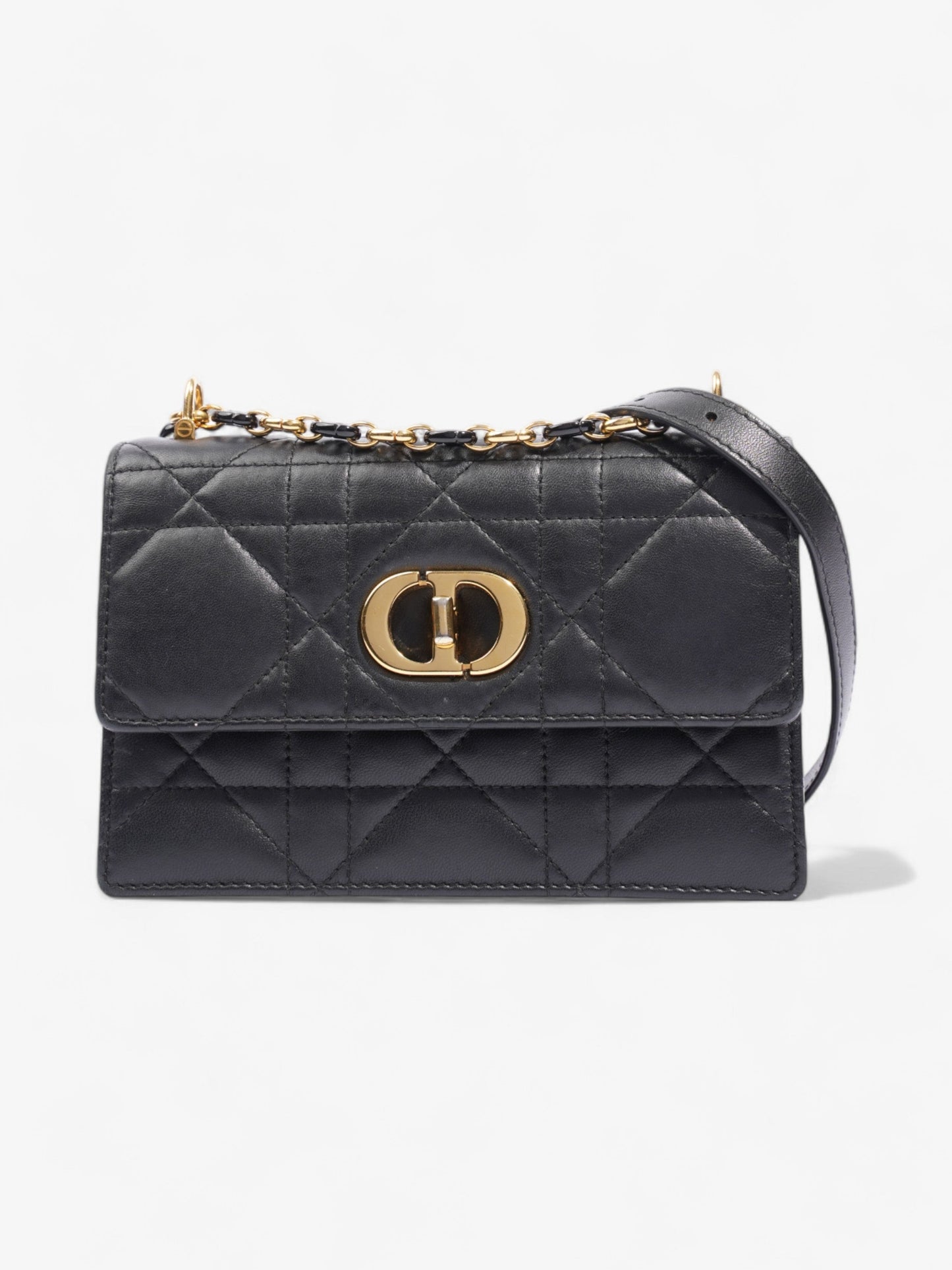 Christian Dior Miss Caro Bag Black Lambskin Leather Mini