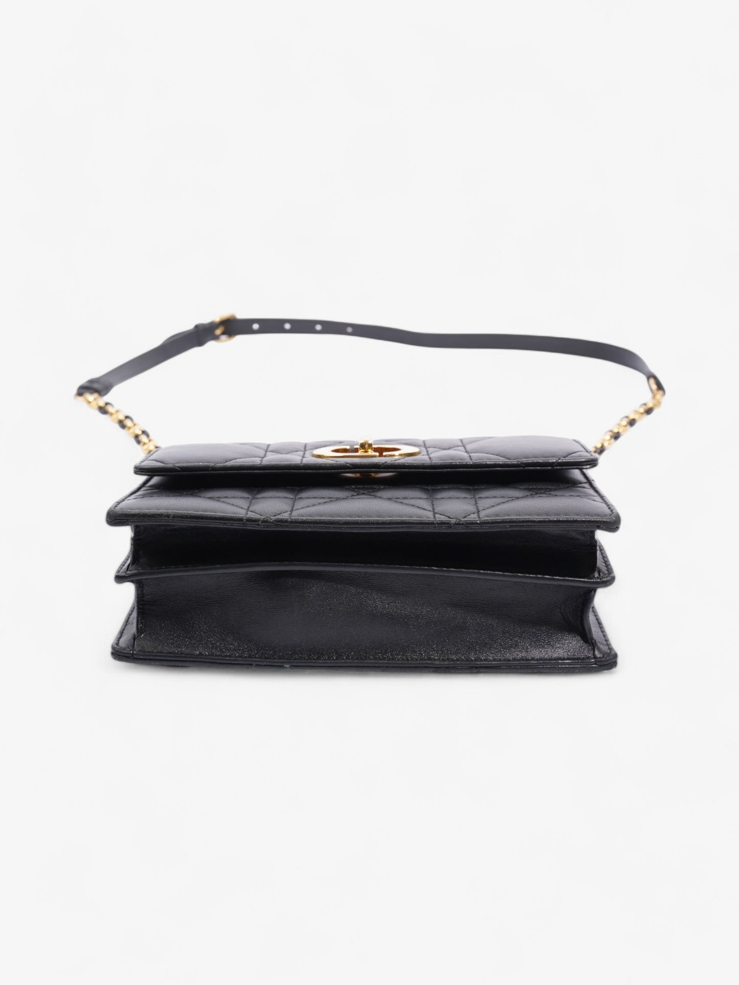 Christian Dior Miss Caro Bag Black Lambskin Leather Mini