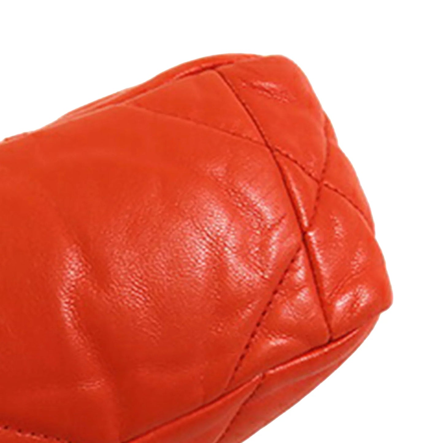 Orange Chanel Medium Lambskin 19 Flap Satchel