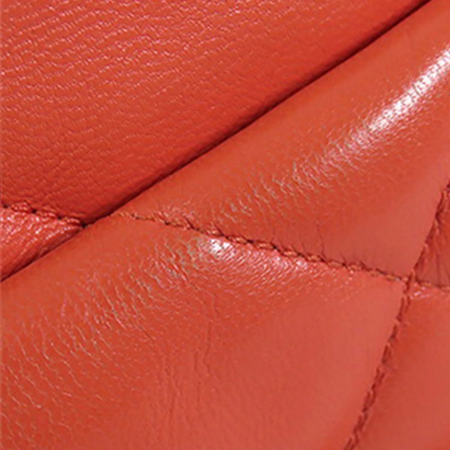 Orange Chanel Medium Lambskin 19 Flap Satchel