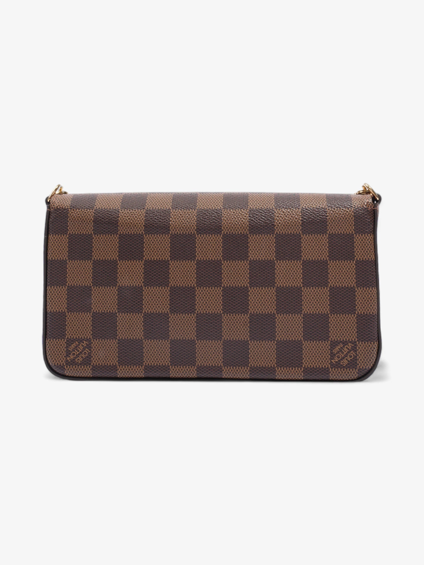 Louis Vuitton Felicie Pochette Damier Ebene Coated Canvas