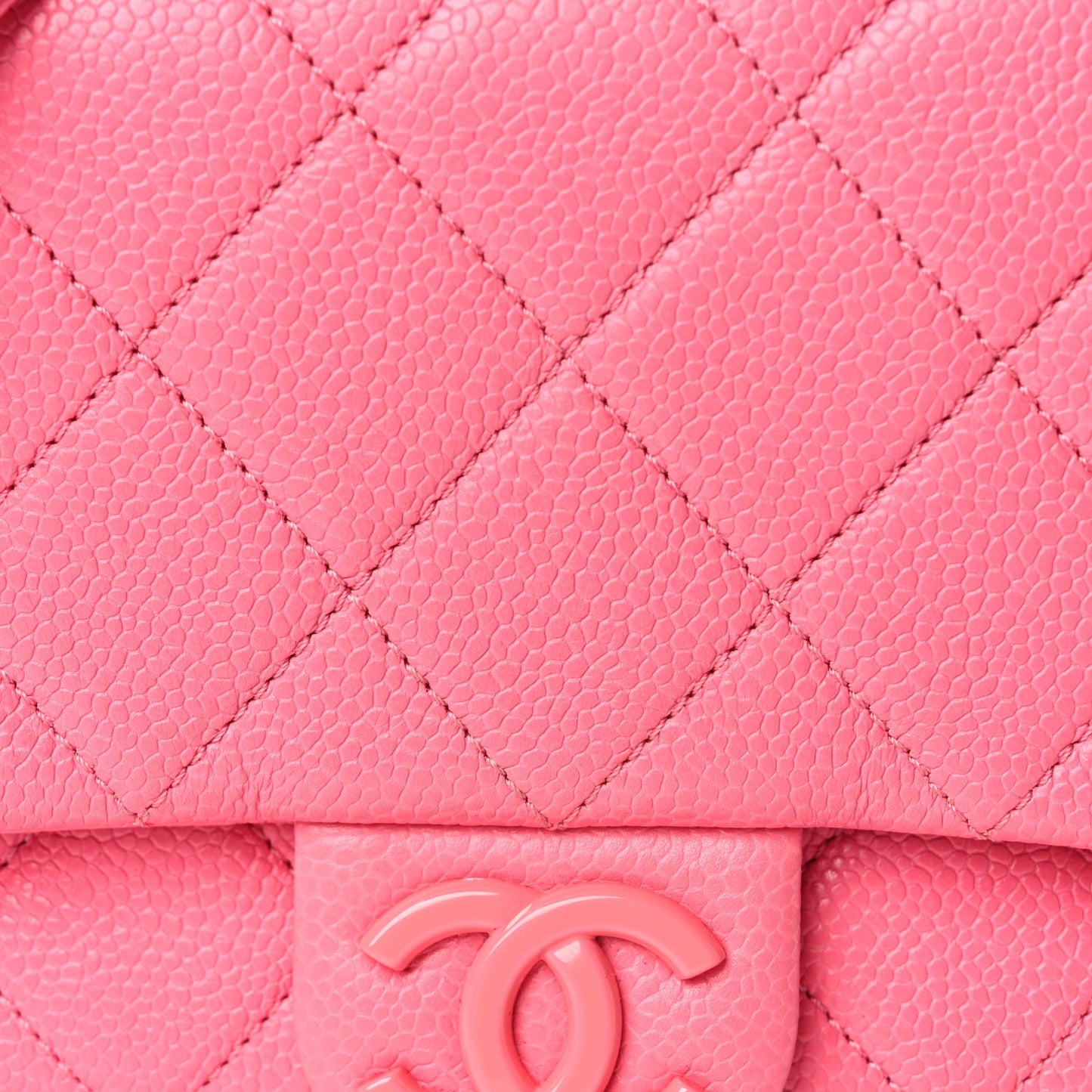 Chanel Caviar Quilted Incognito Mini Square Flap Pink