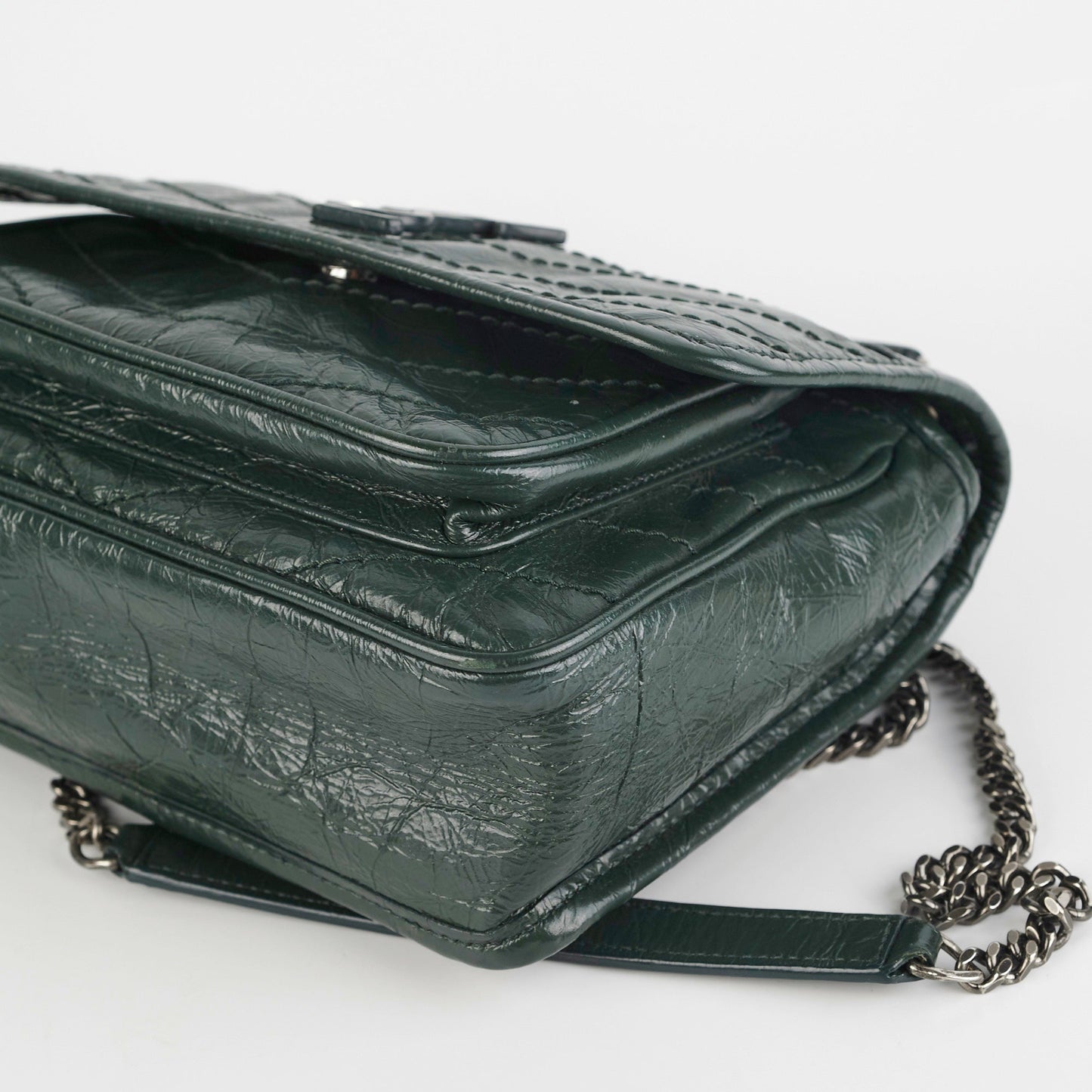 Saint Laurent Niki Baby Green Shoulder Bag