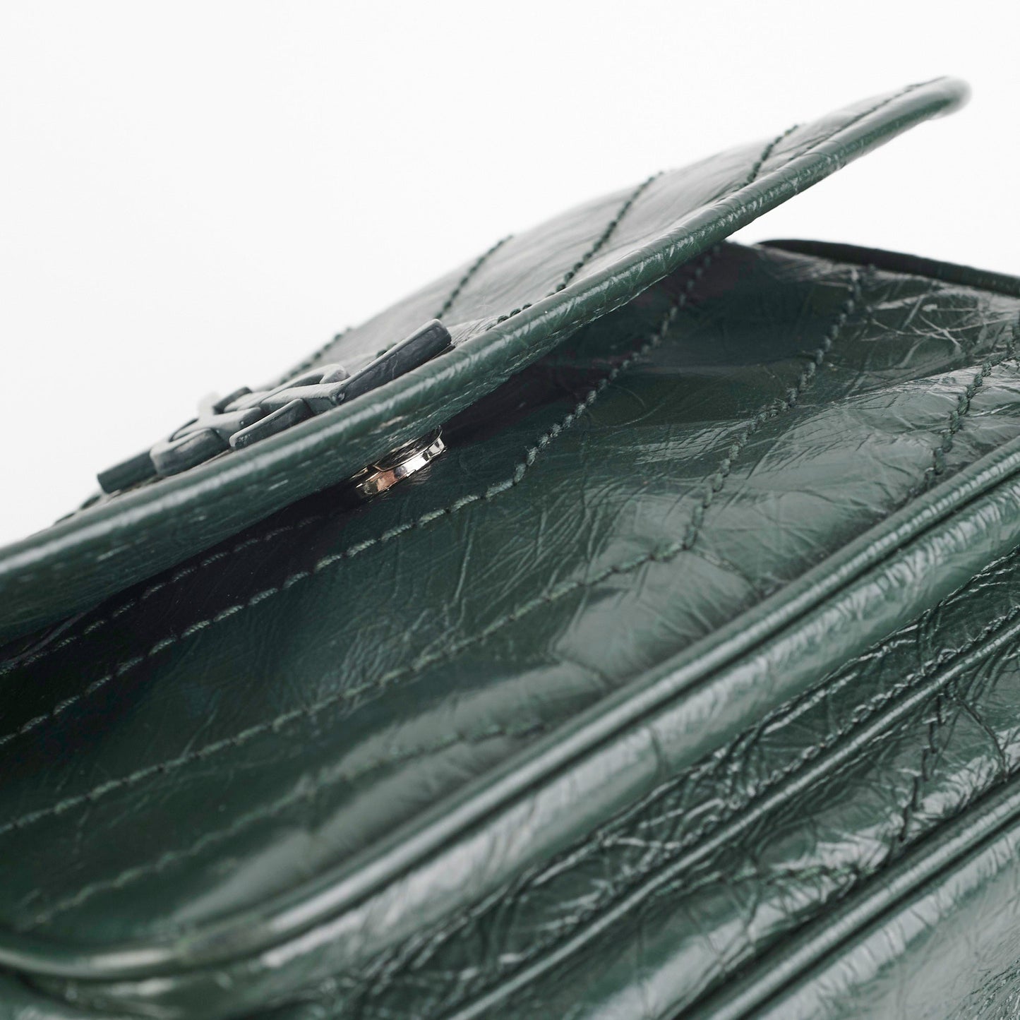 Saint Laurent Niki Baby Green Shoulder Bag