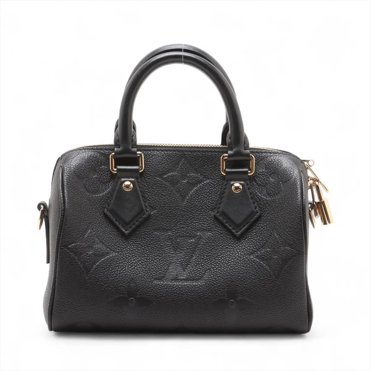 Louis Vuitton Noir Monogram Empreinte Leather Speedy 20 [Clearance Sale]