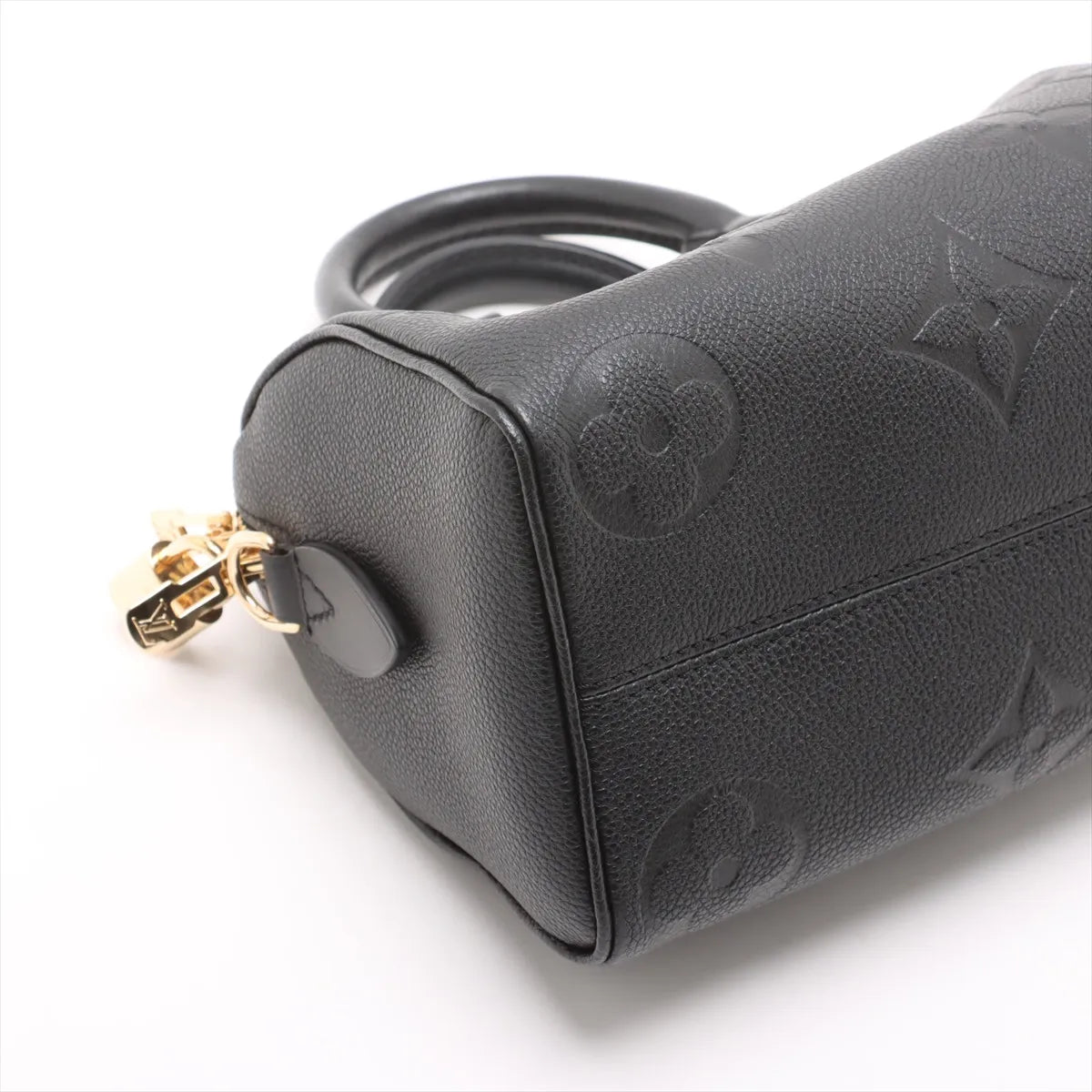 Louis Vuitton Noir Monogram Empreinte Leather Speedy 20 [Clearance Sale]