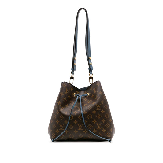 Brown Louis Vuitton Monogram Neonoe MM Bucket Bag