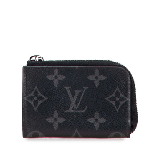 Black Louis Vuitton Monogram Eclipse Zippy Coin Purse