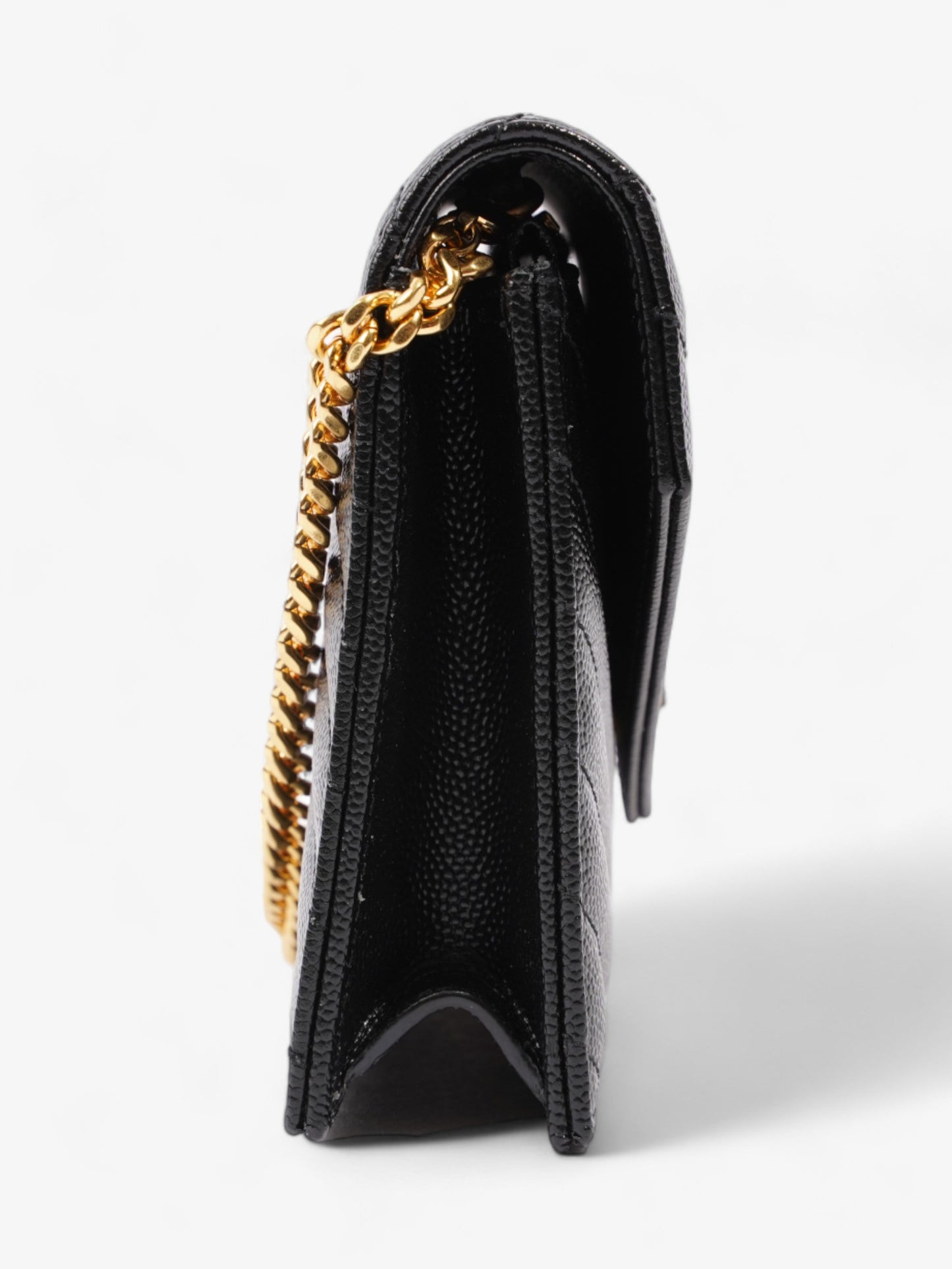 Saint Laurent Cassandra Black Matelasse Leather